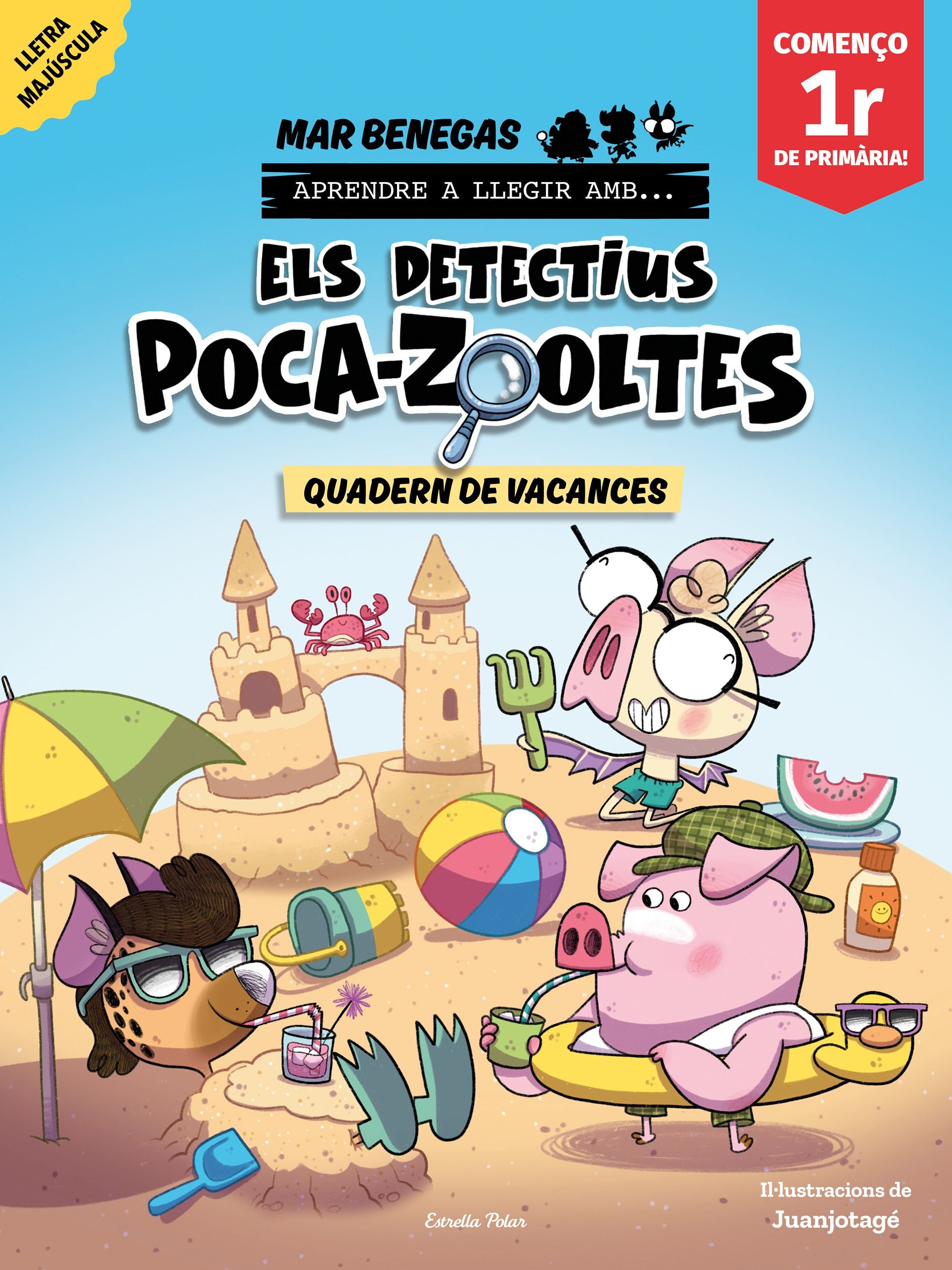 Els detectius Poca-zooltes. Quadern de vacances. Començo 1r de Primària. Mar Benegas (Estrella Polar) 9791387783174 Imagen principal del producto