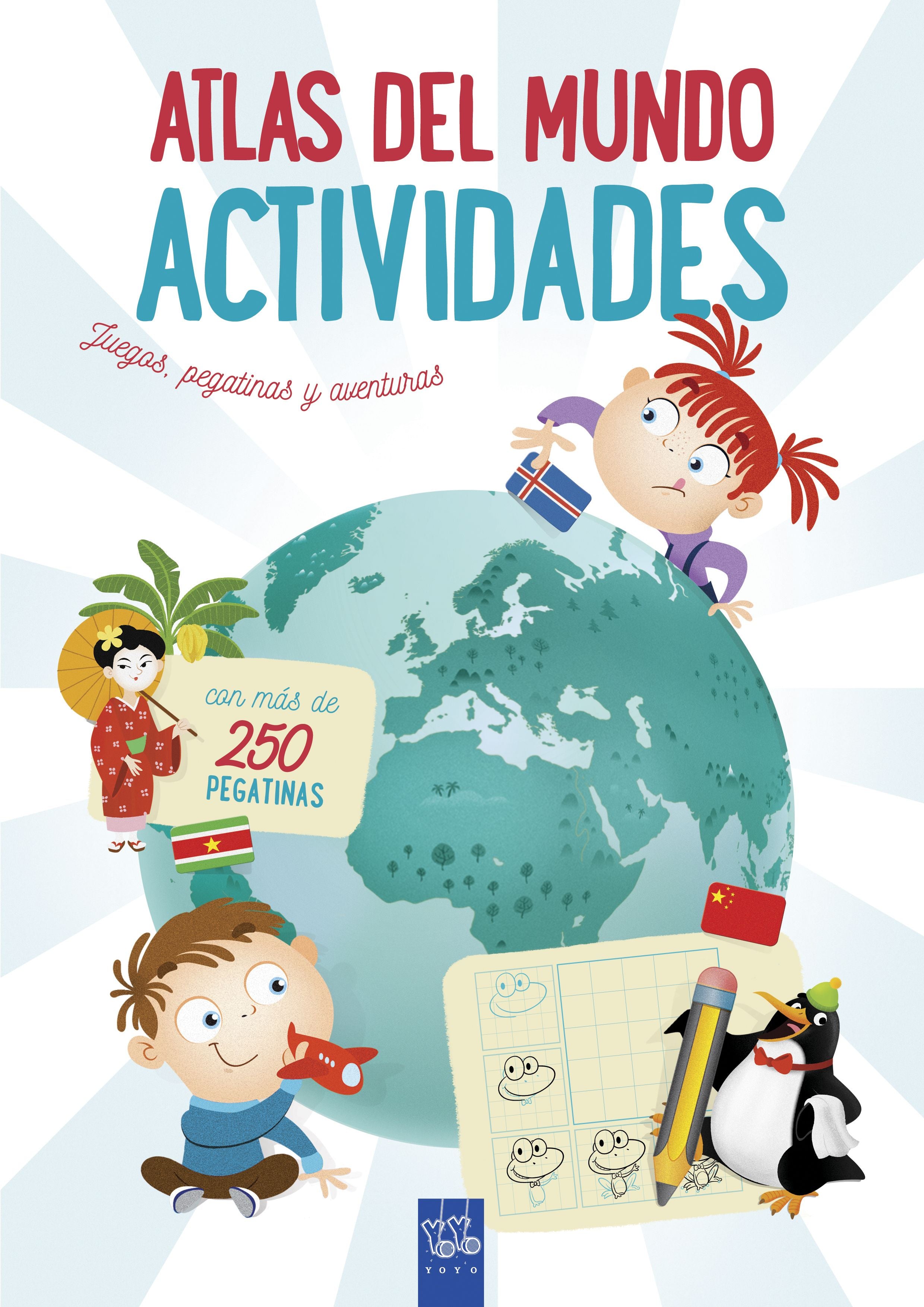 Atlas del mundo. Actividades: Juegos, pegatinas y aventuras