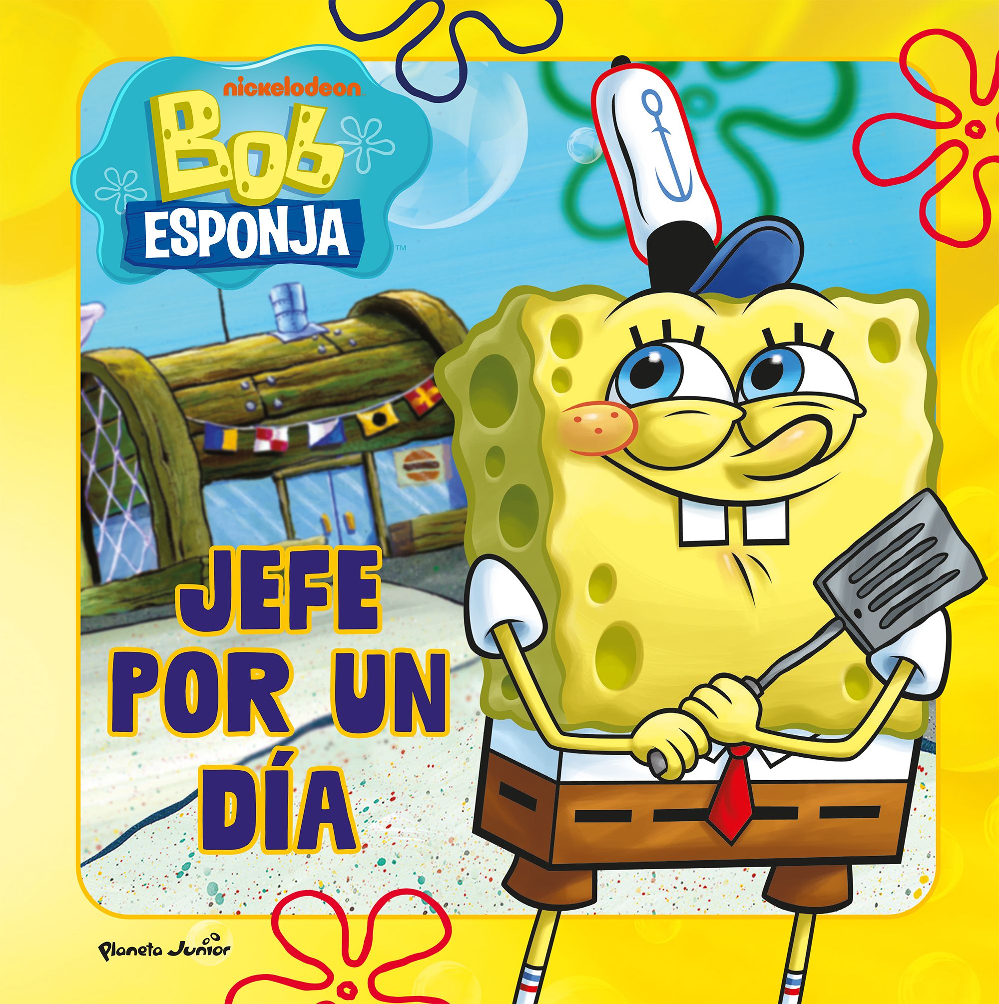 Bob Esponja. Jefe por un día: Cuento. Bob Esponja (Planeta Junior) 9788408304050 Imagen principal del producto