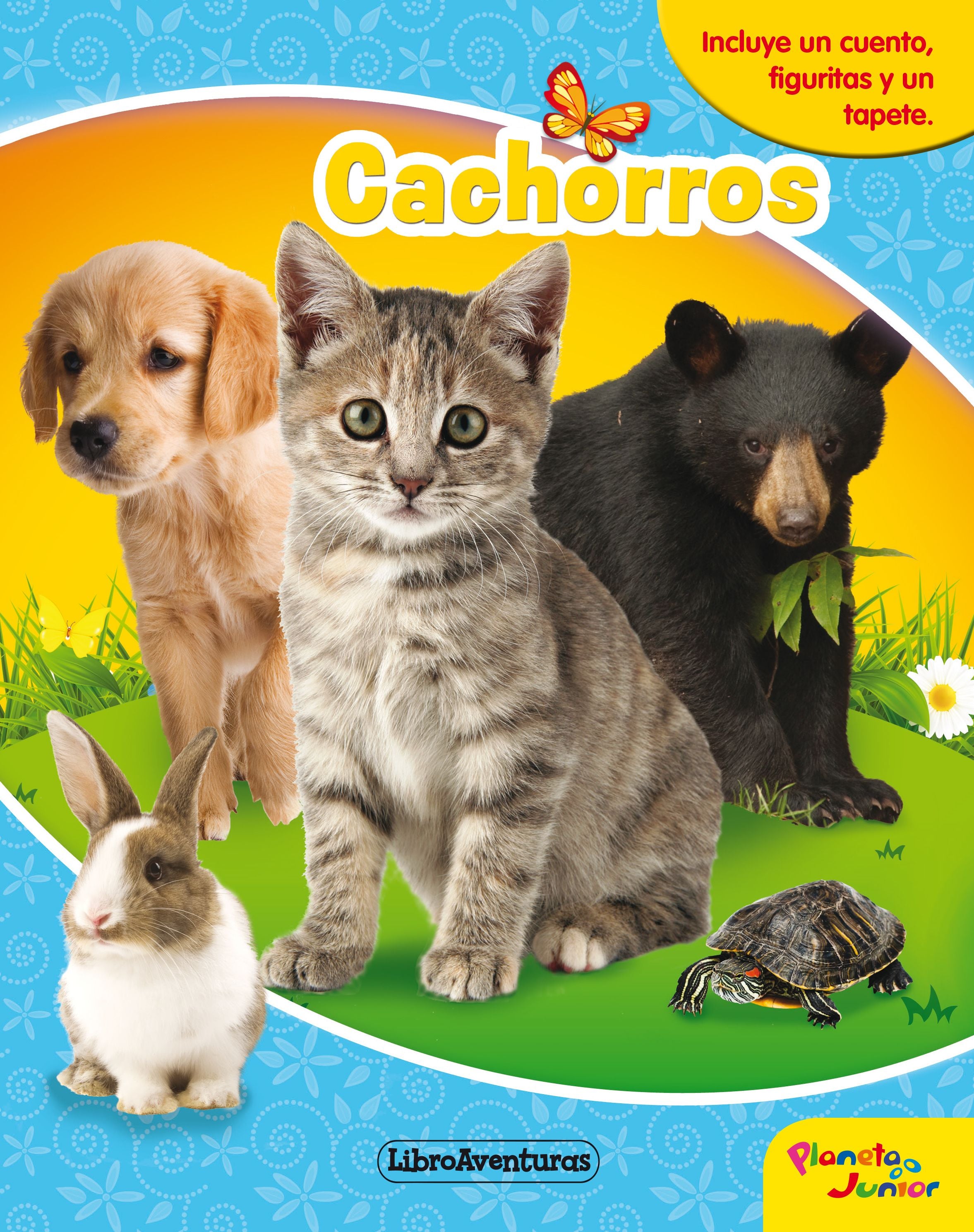 Cachorros. Libroaventuras: Incluye un cuento, figuritas y un tapete. AA. VV. (Planeta Junior) 9788408218135 Imagen principal del producto