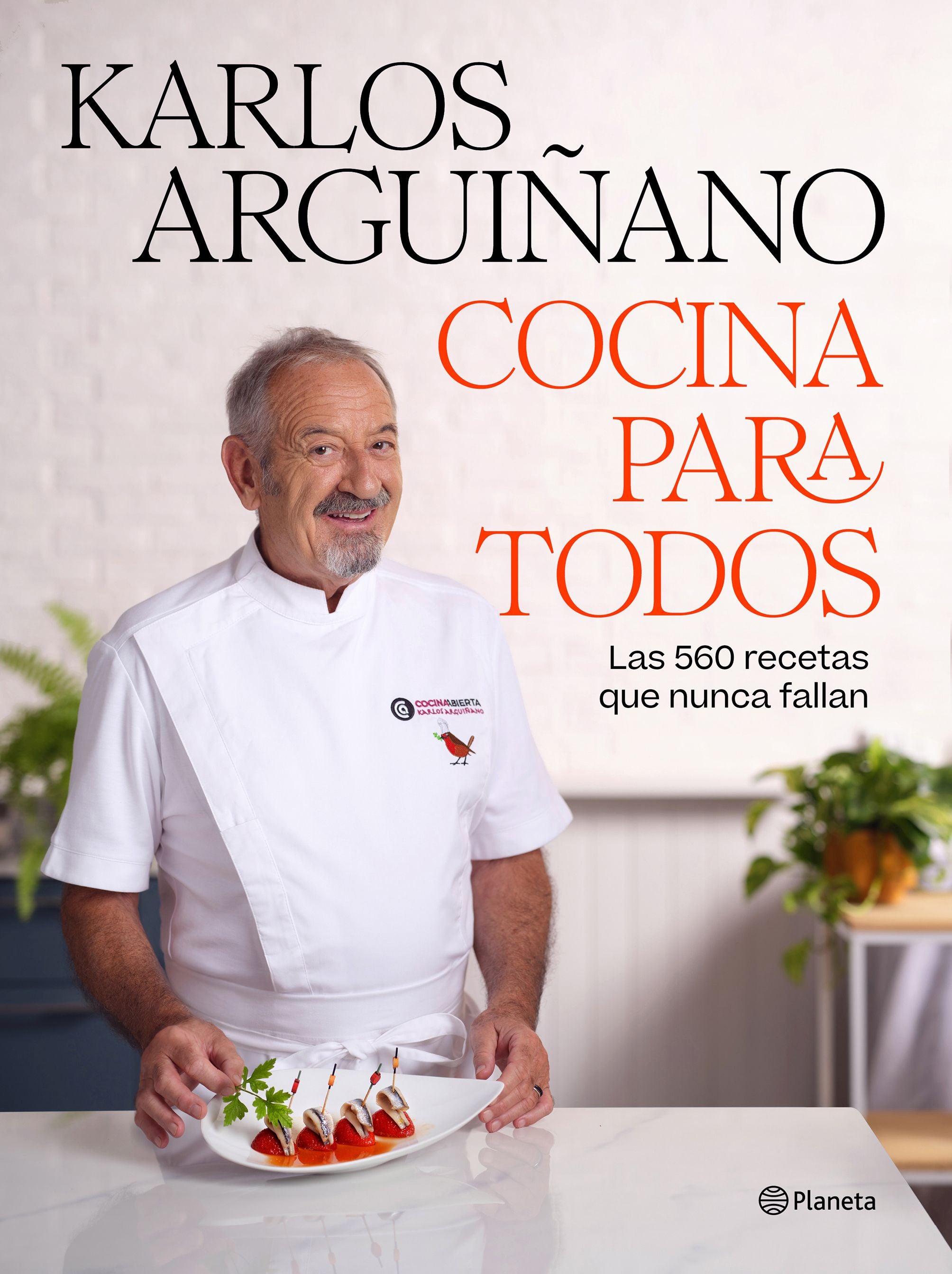 Cocina para todos: Las 560 recetas que nunca fallan. Karlos Arguiñano (Editorial Planeta) 9788408308805 Imagen principal del producto