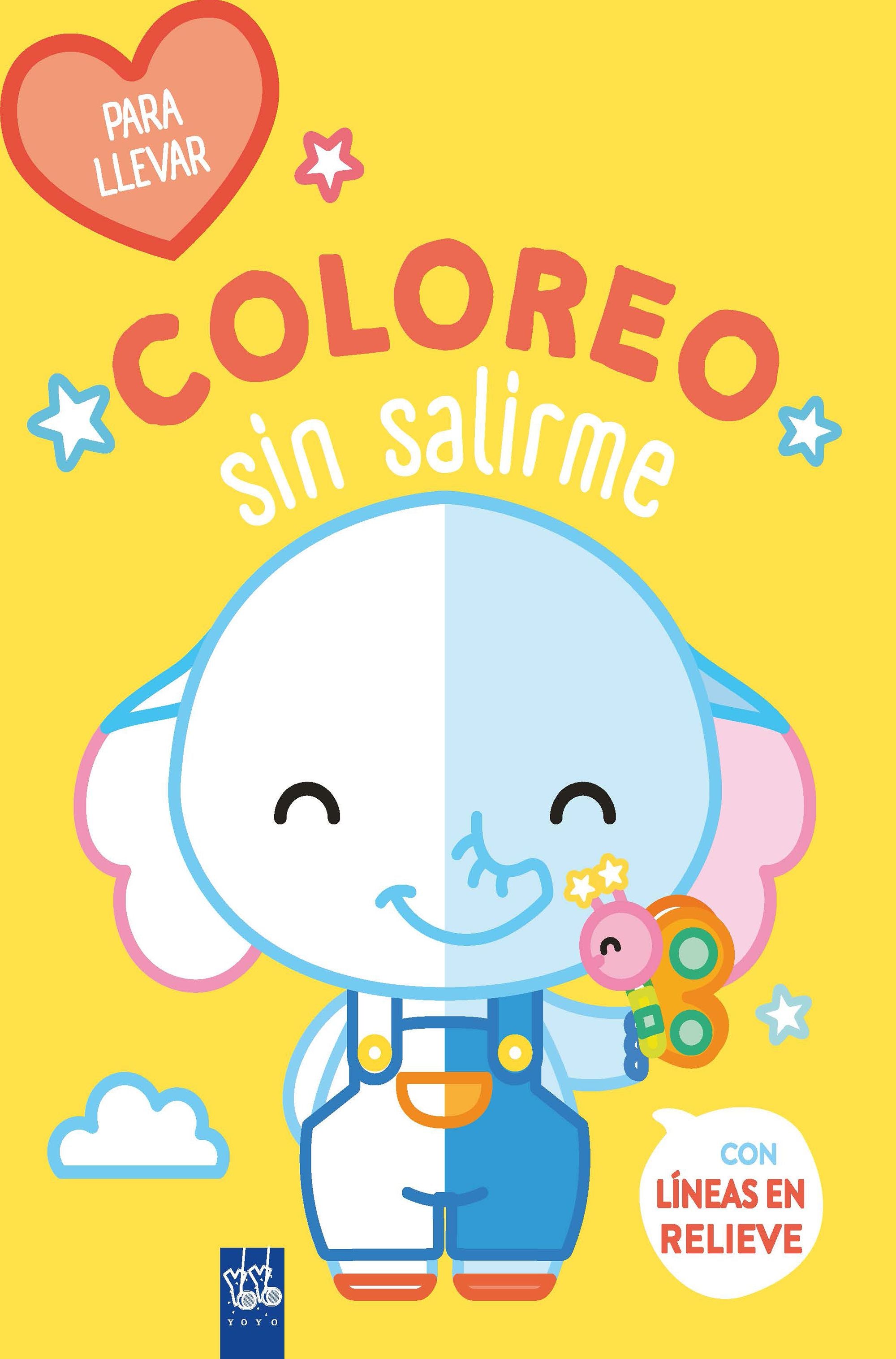 Coloreo sin salirme-Para llevar. Elefante. YOYO (Yoyo) 9788408264071 Imagen principal del producto