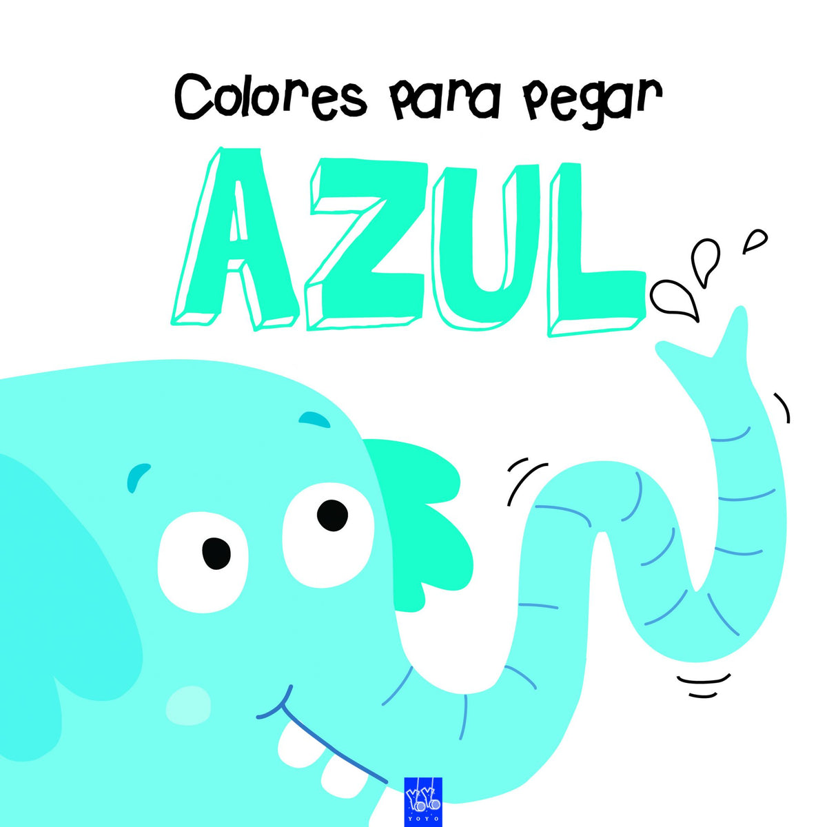 Colores para pegar. Azul