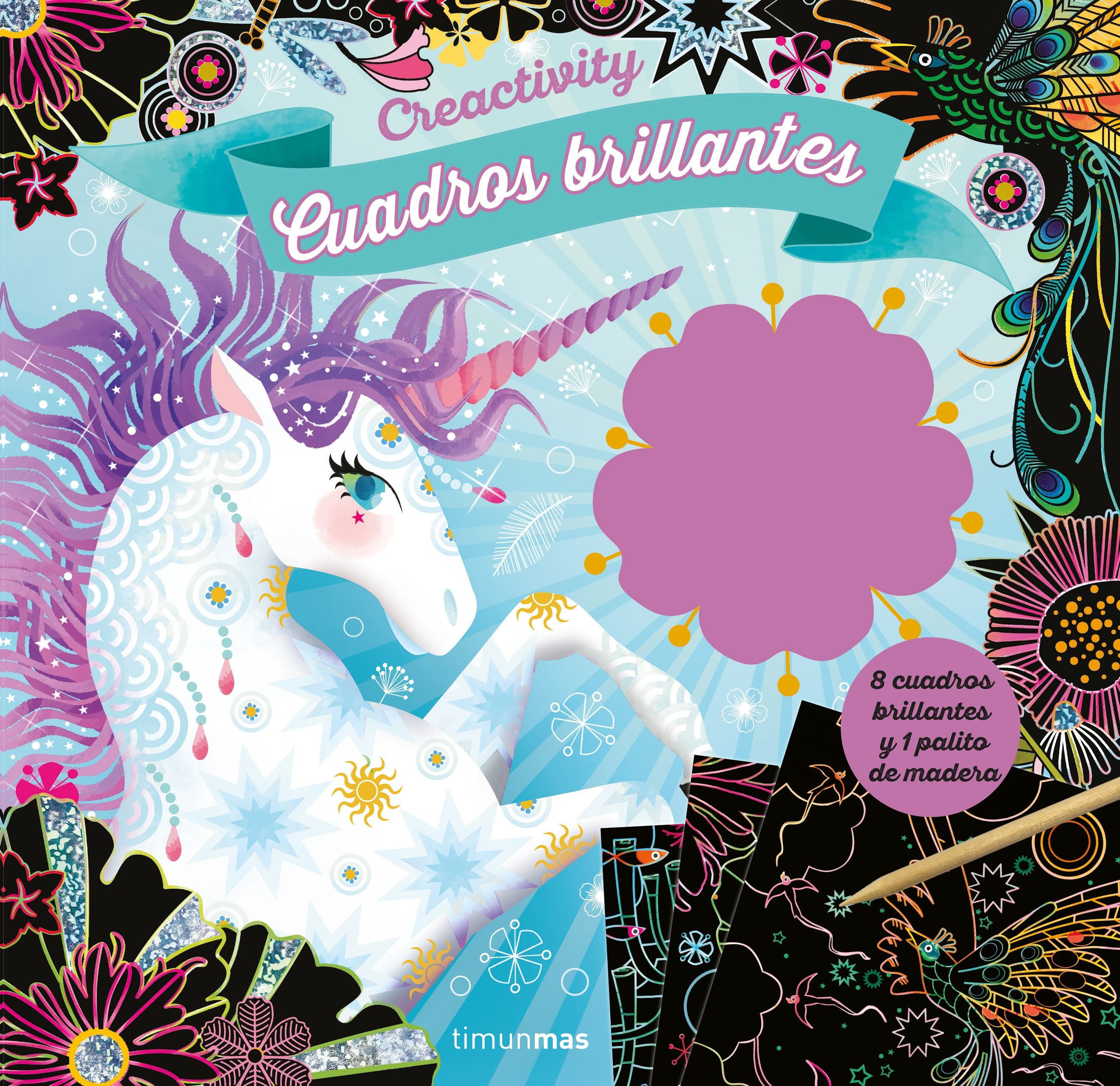 Creactivity. Animales mágicos. Cuadros brillantes para rascar. Varios Autores (Timun Mas Infantil) 9788408225713 Imagen principal del producto