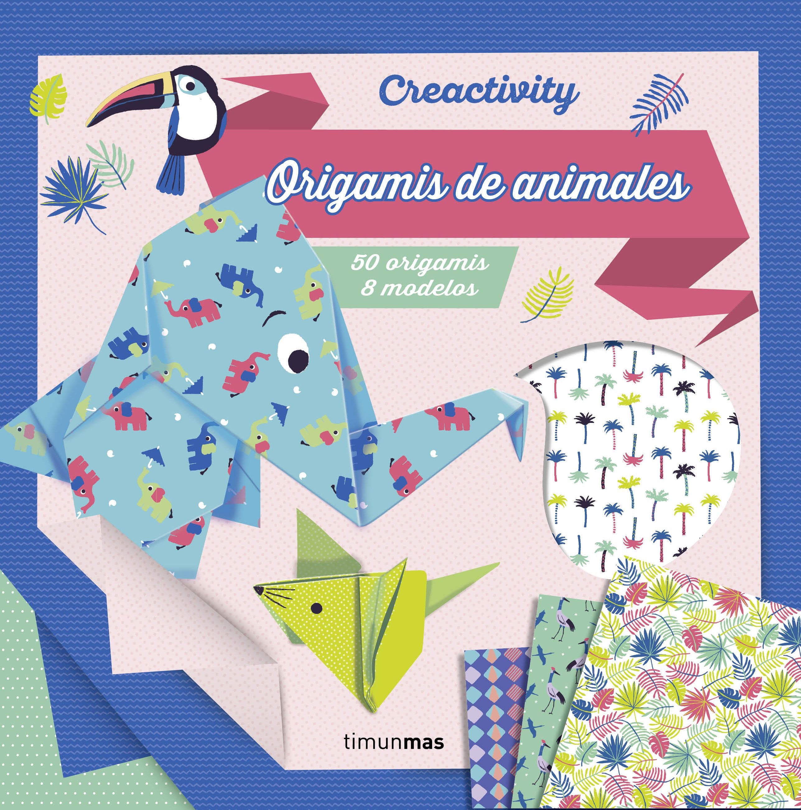 Creactivity. Origamis de animales: 50 origamis 8 modelos. Varios Autores (Timun Mas Infantil) 9788408206927