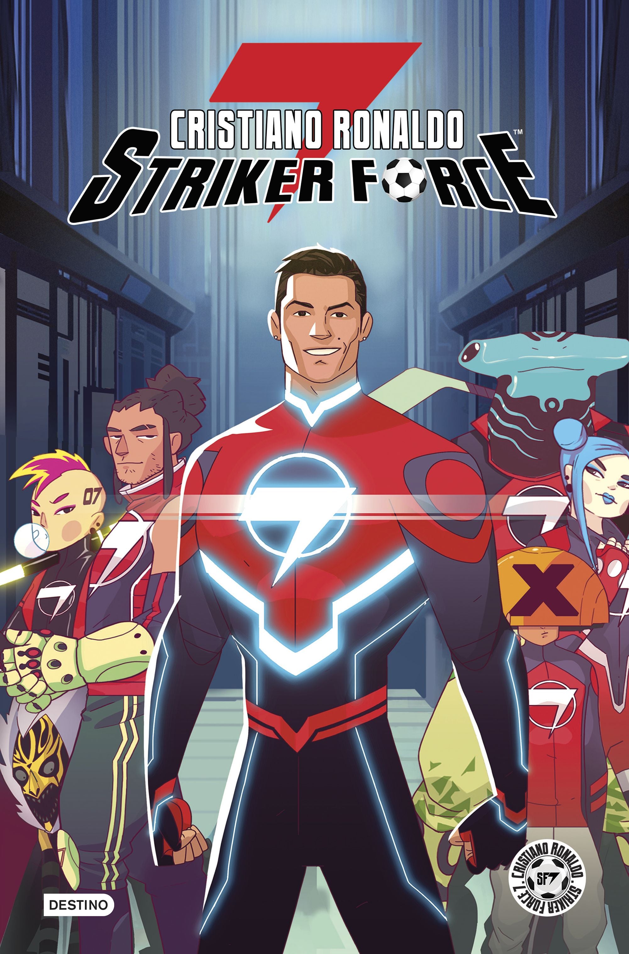 Cristiano Ronaldo Striker Force 7. Volumen 1. Cristiano Ronaldo (Destino Infantil & Juvenil) 9788408223139 Imagen principal del producto