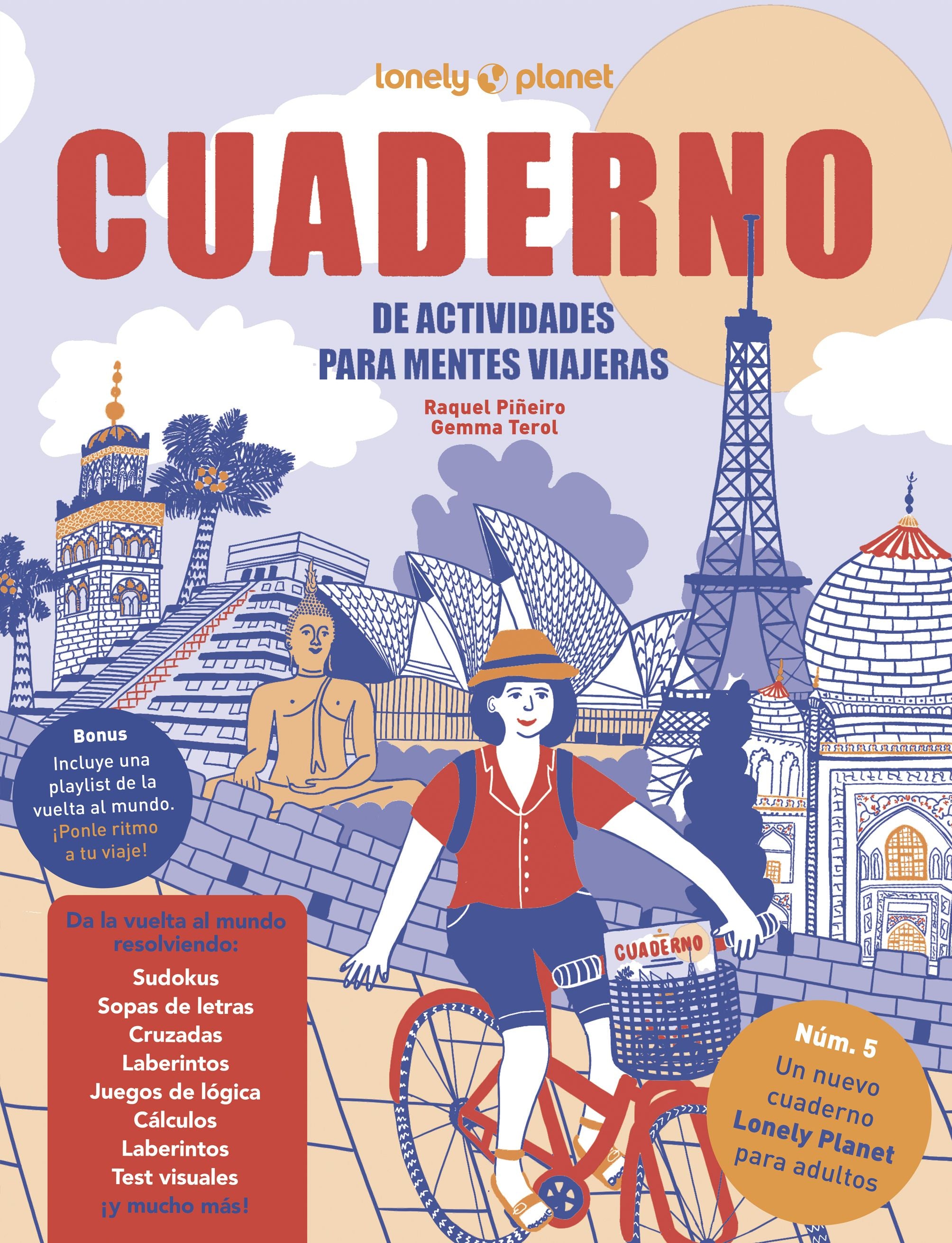 Cuaderno de actividades para mentes viajeras vol. 5. Raquel Piñeiro (GeoPlaneta) 9788408305064 Imagen principal del producto