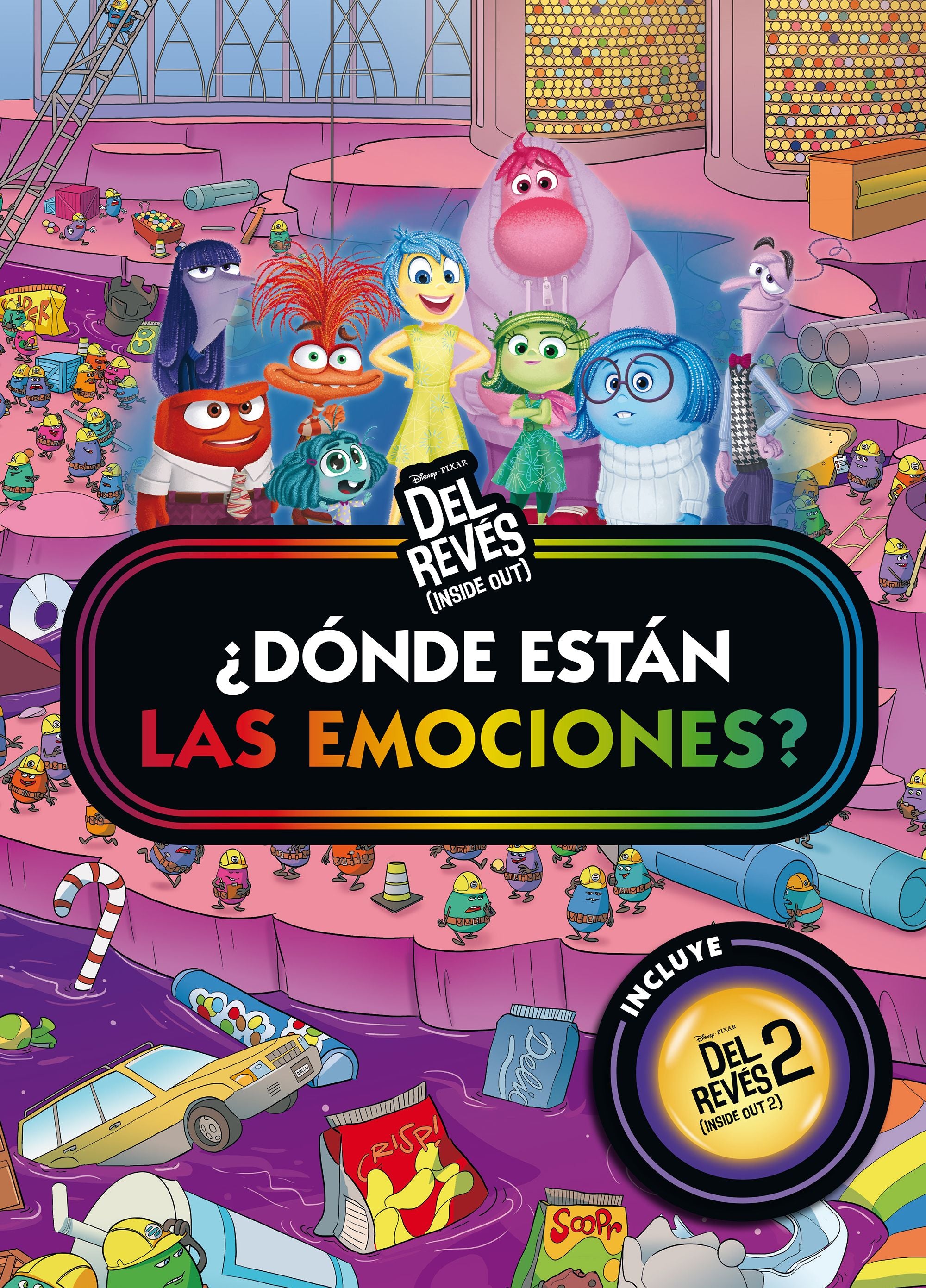 Del revés. ¿Dónde están las emociones?. Disney (Libros Disney) 9788410029903 Imagen principal del producto