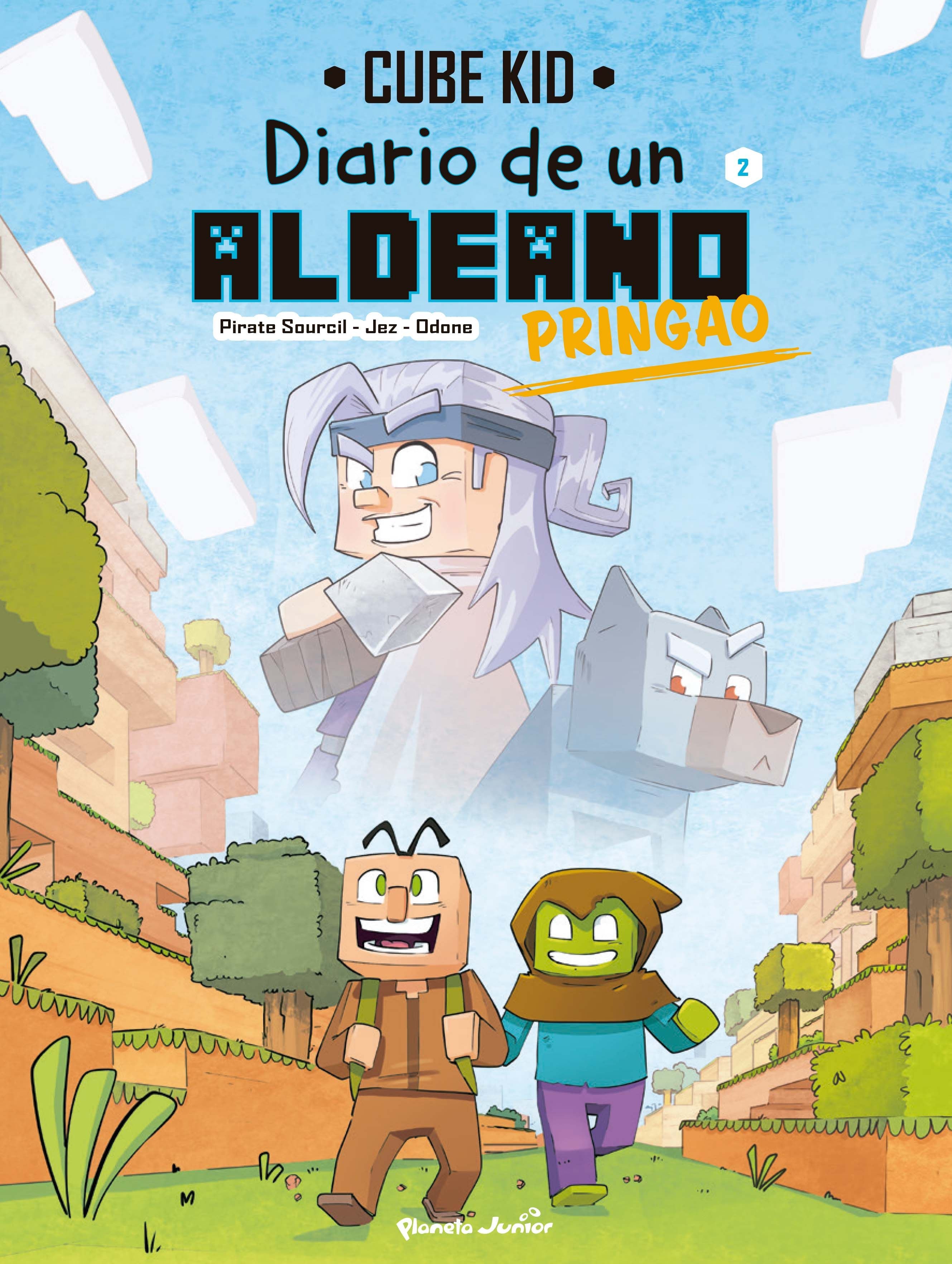 Minecraft. Diario de un aldeano pringao. Cómic 2: Un paseo por el Nether. Cube Kid (Planeta Junior) 9788408251217 Imagen principal del producto