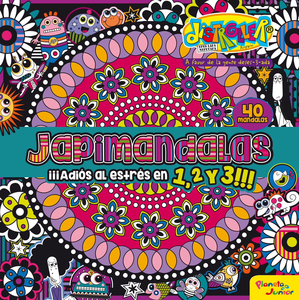 Distroller. Japimandalas: Libro para colorear. Distroller (Planeta Junior) 9788408208969