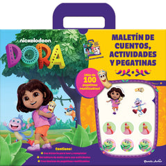 Dora. Maletín de cuentos, actividades y pegatinas. Dora (Planeta Junior) 9788408300335