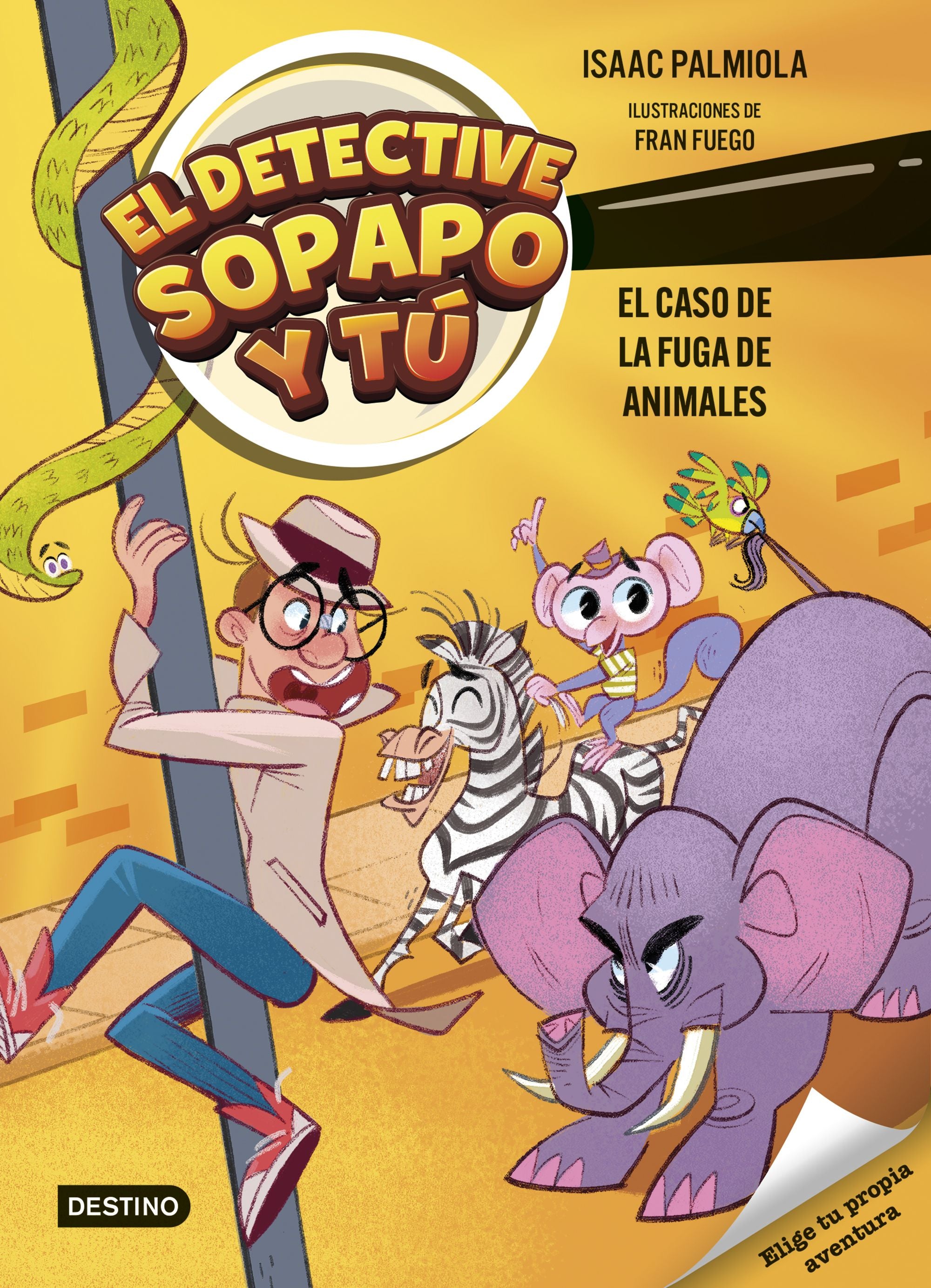 El detective Sopapo y tú 2. El caso de la fuga de animales. Isaac Palmiola (Destino Infantil & Juvenil) 9788408299233