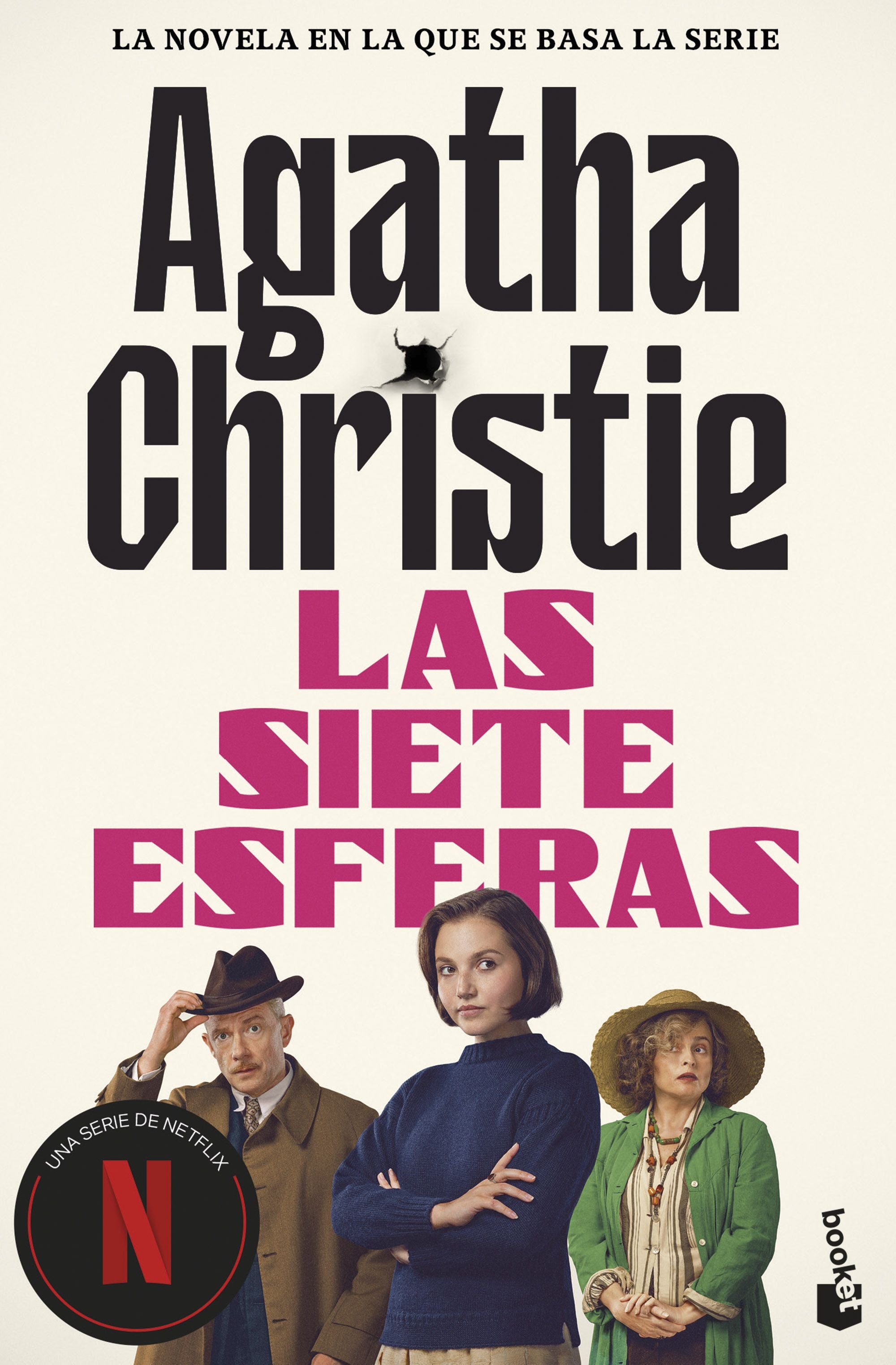El misterio de las siete esferas: Edición con el cartel de la serie en cubierta. Agatha Christie (Booket) 9788408315933 Imagen principal del producto
