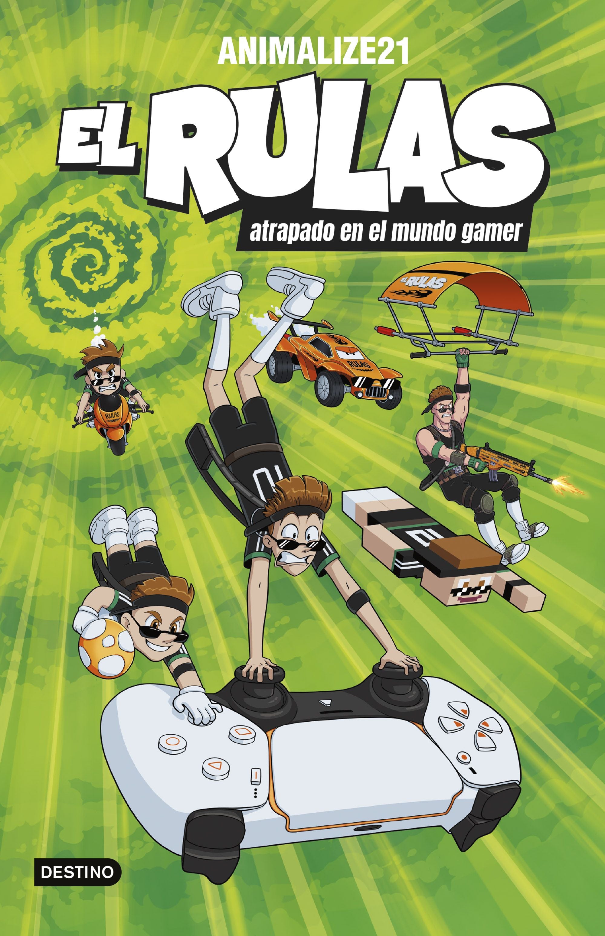 El Rulas 4. El Rulas atrapado en el mundo gamer. Animalize21 (Destino Infantil & Juvenil) 9788408299462