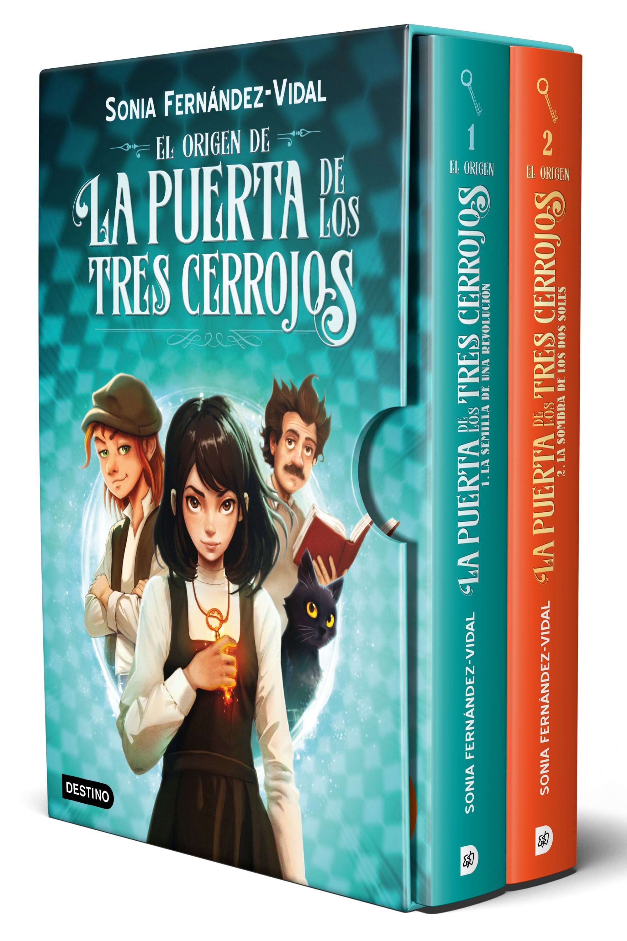 Estuche El Origen de la puerta de los tres cerrojos. Sónia Fernández-Vidal (Destino Infantil & Juvenil) 9788408317043 Imagen principal del producto