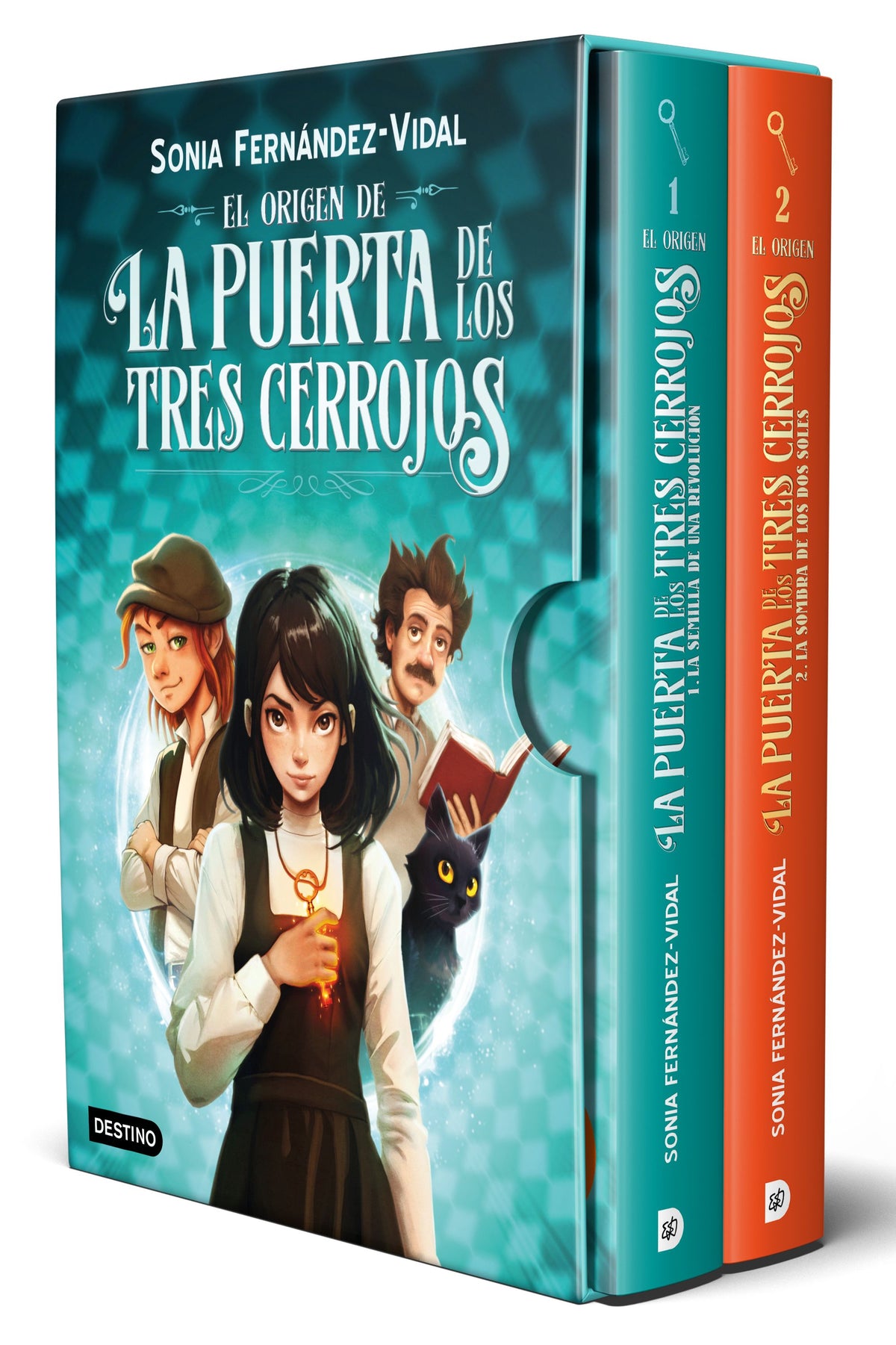 Estuche El Origen de la puerta de los tres cerrojos. Sónia Fernández-Vidal (Destino Infantil & Juvenil) 9788408317043
