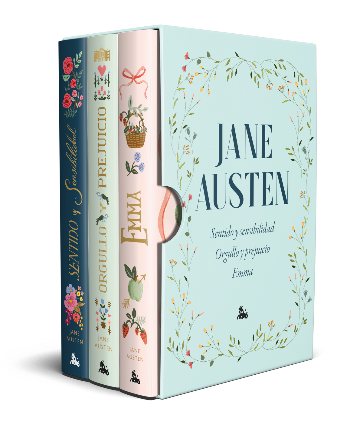 Estuche Jane Austen: Sentido y sensibilidad · Orgullo y prejuicio · Emma. Jane Austen (Austral) 9788408305200