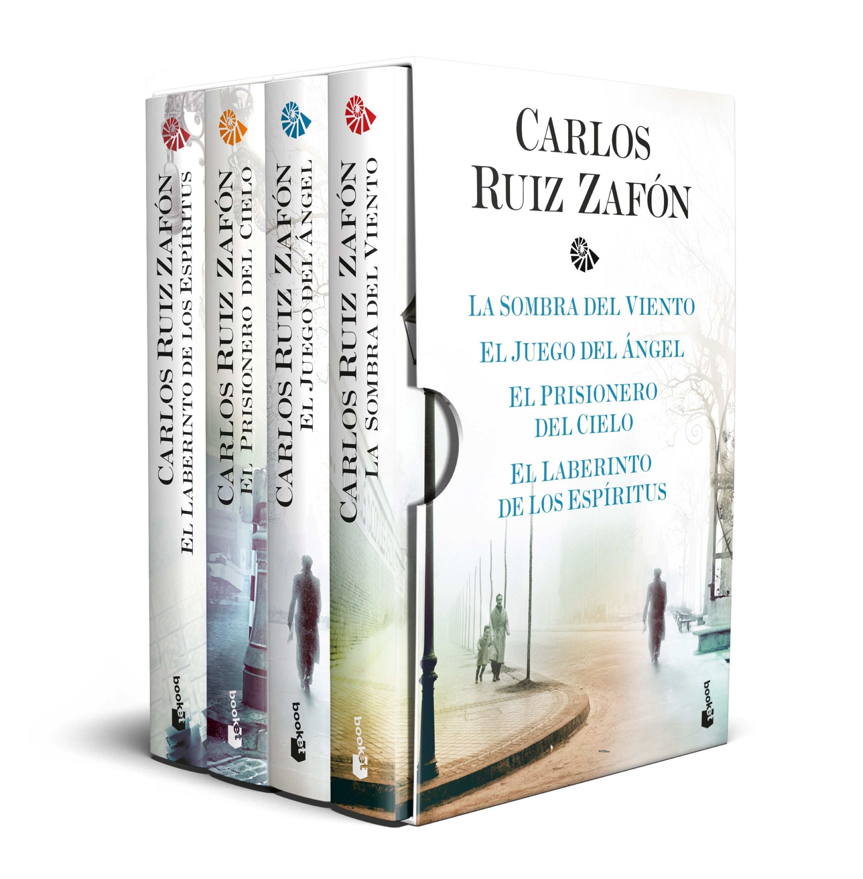 Estuche Tetralogía La Sombra del Viento. Carlos Ruiz Zafón (Booket) 9788408235309 Imagen principal del producto