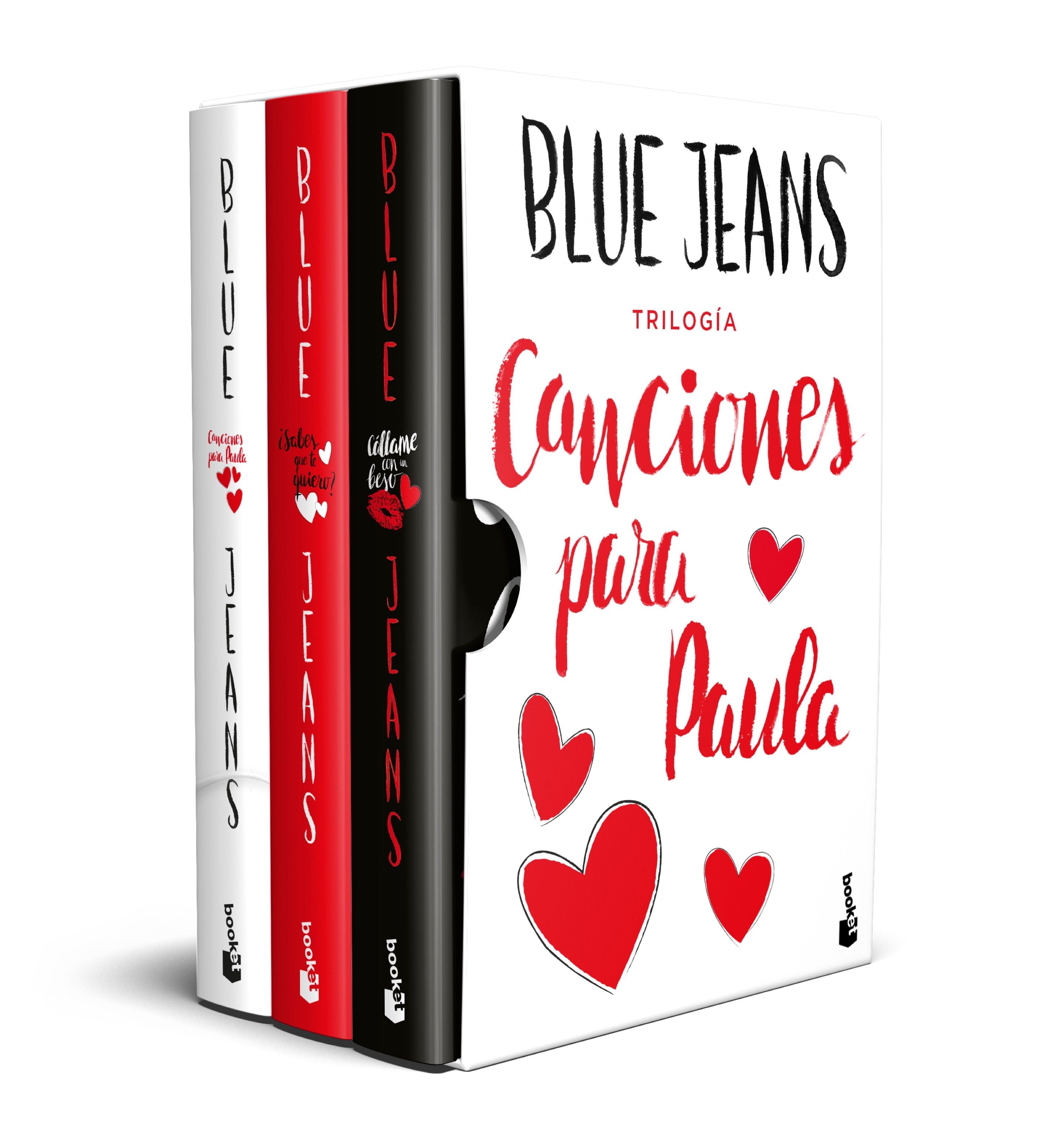 Estuche Trilogía Canciones para Paula: Canciones para Paula, Sabes que te quiero y Cállame con un beso. Blue Jeans (Booket) 9788408258414 Imagen principal del producto