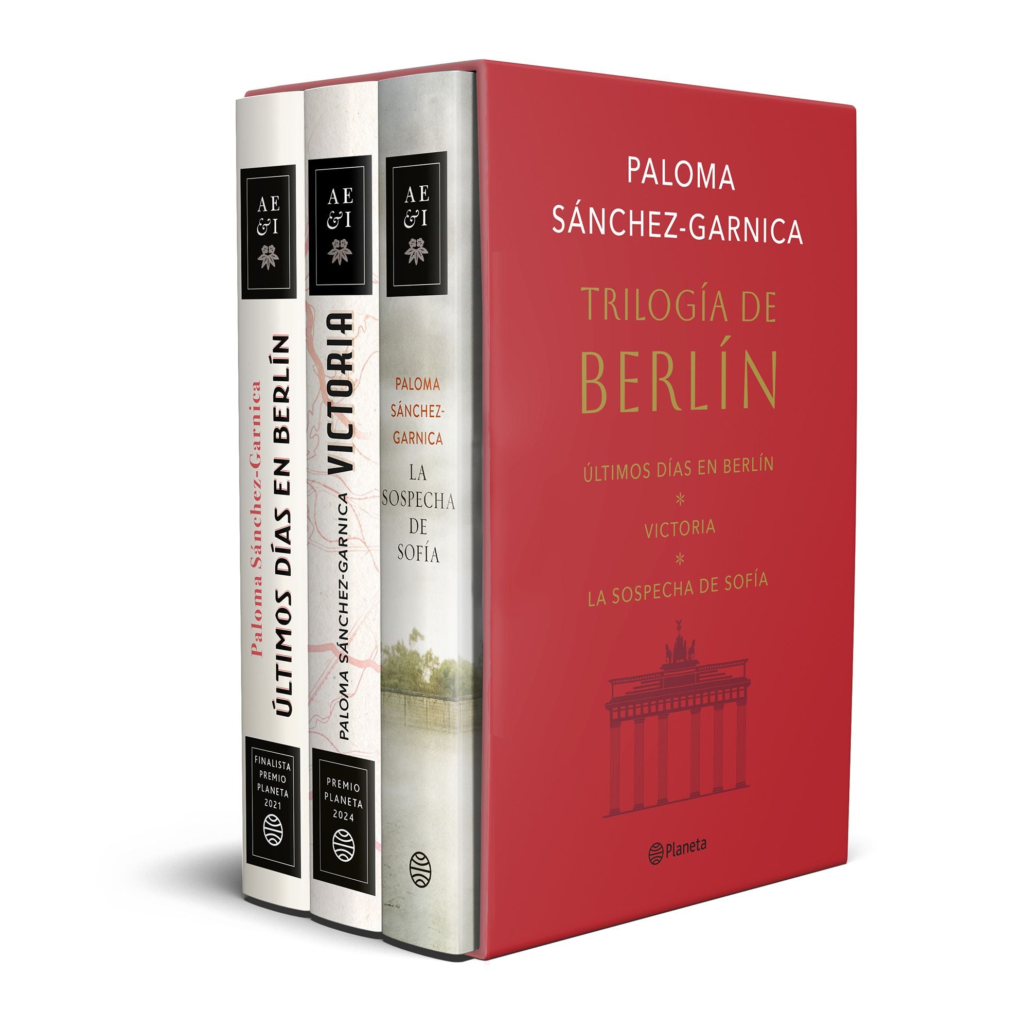 Estuche Trilogía de Berlín: (Últimos días en Berlín + Victoria + La sospecha de Sofía). Paloma Sánchez-Garnica (Editorial Planeta) 9788408307891 Imagen principal del producto