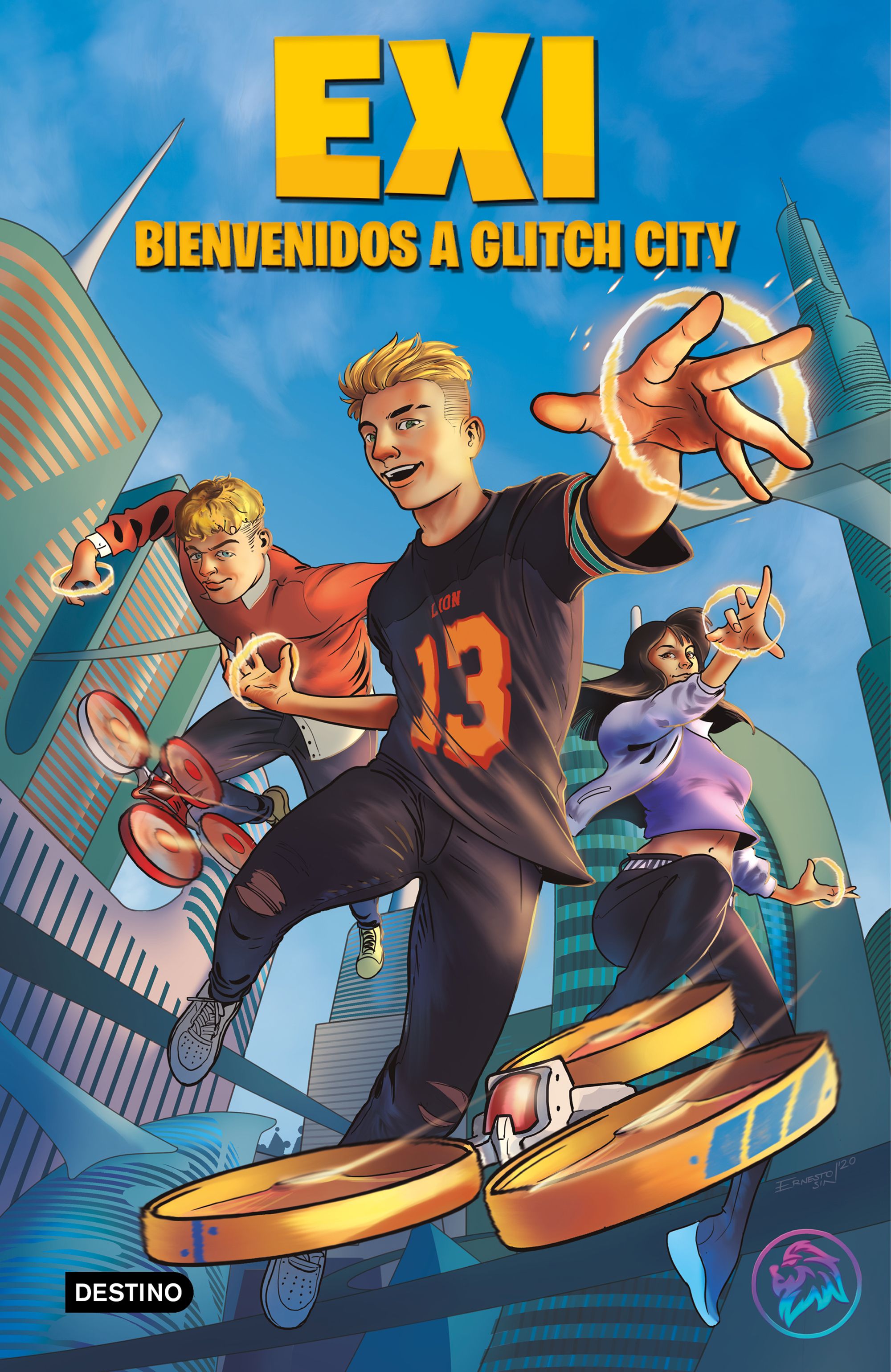 Exi. Bienvenidos a Glitch City. Exi (Destino Infantil & Juvenil) 9788408240389 Imagen principal del producto