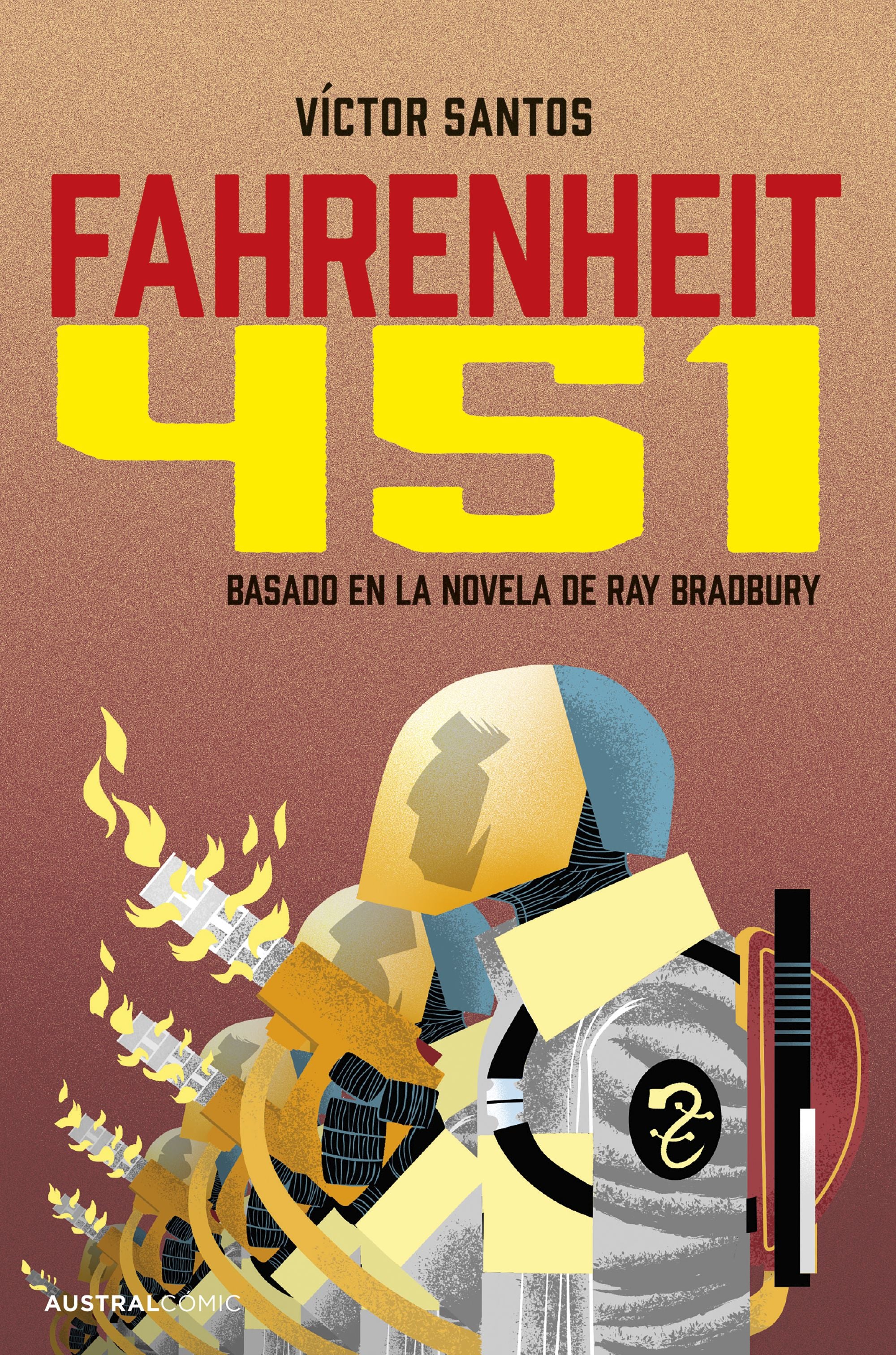 Fahrenheit 451 (novela gráfica). Ray Bradbury (Austral) 9788408298700 Imagen principal del producto