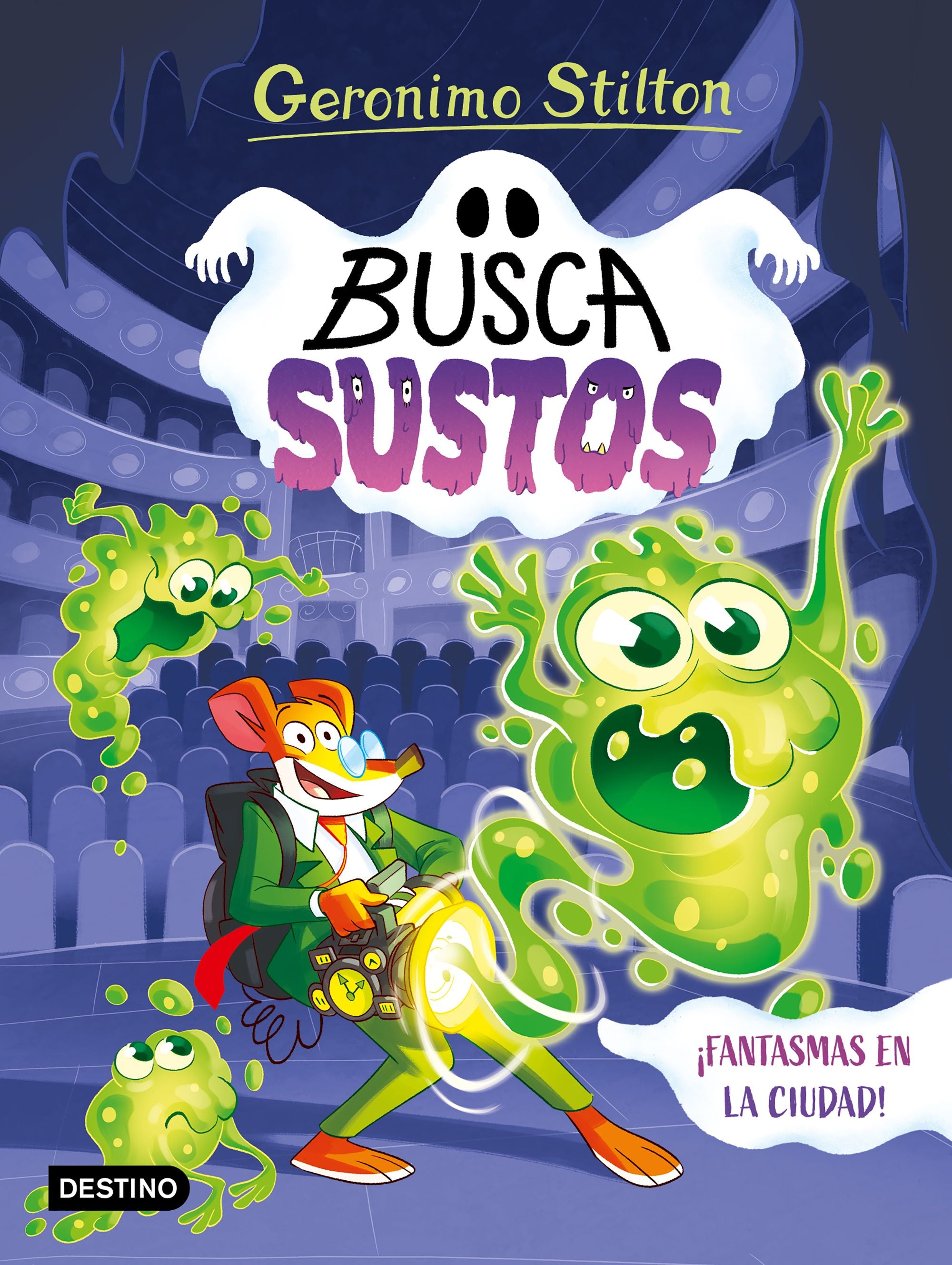 ¡Fantasmas en la ciudad!: Los Buscasustos 1. Geronimo Stilton (Destino Infantil & Juvenil) 9788408305897 Imagen principal del producto