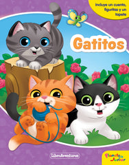 Gatitos. Libroaventuras: Incluye un cuento, figuritas y un tapete. AA. VV. (Planeta Junior) 9788408235620