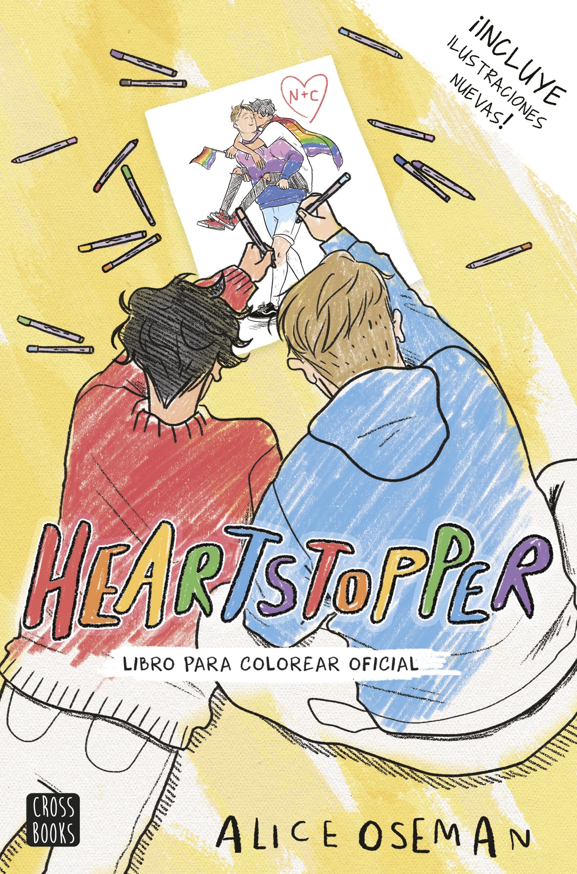 Heartstopper: Libro para colorear oficial. Alice Oseman (Crossbooks) 9788408253921 Imagen principal del producto
