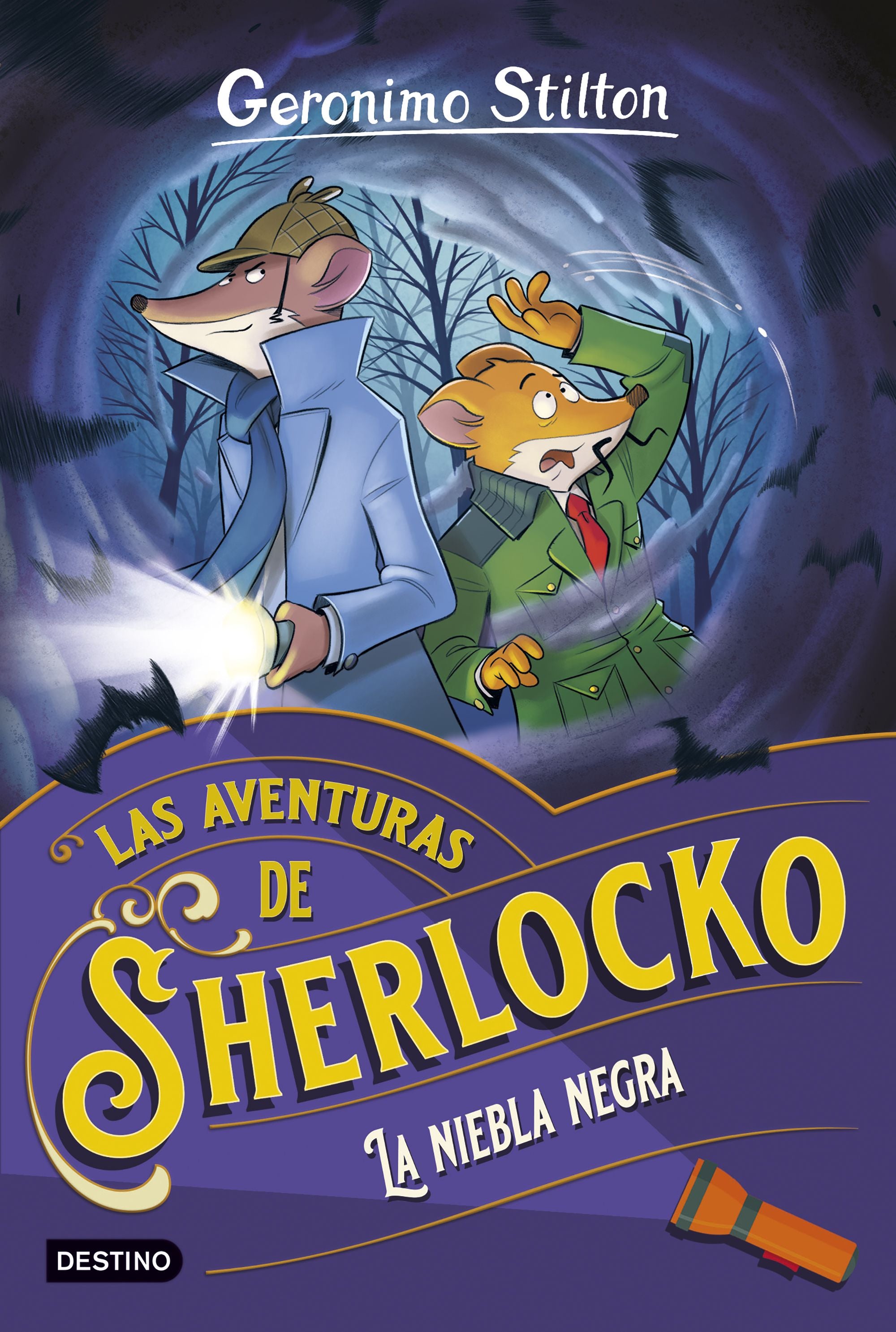 La niebla negra: Las aventuras de Sherlocko 3. Geronimo Stilton (Destino Infantil & Juvenil) 9788408250982 Imagen principal del producto