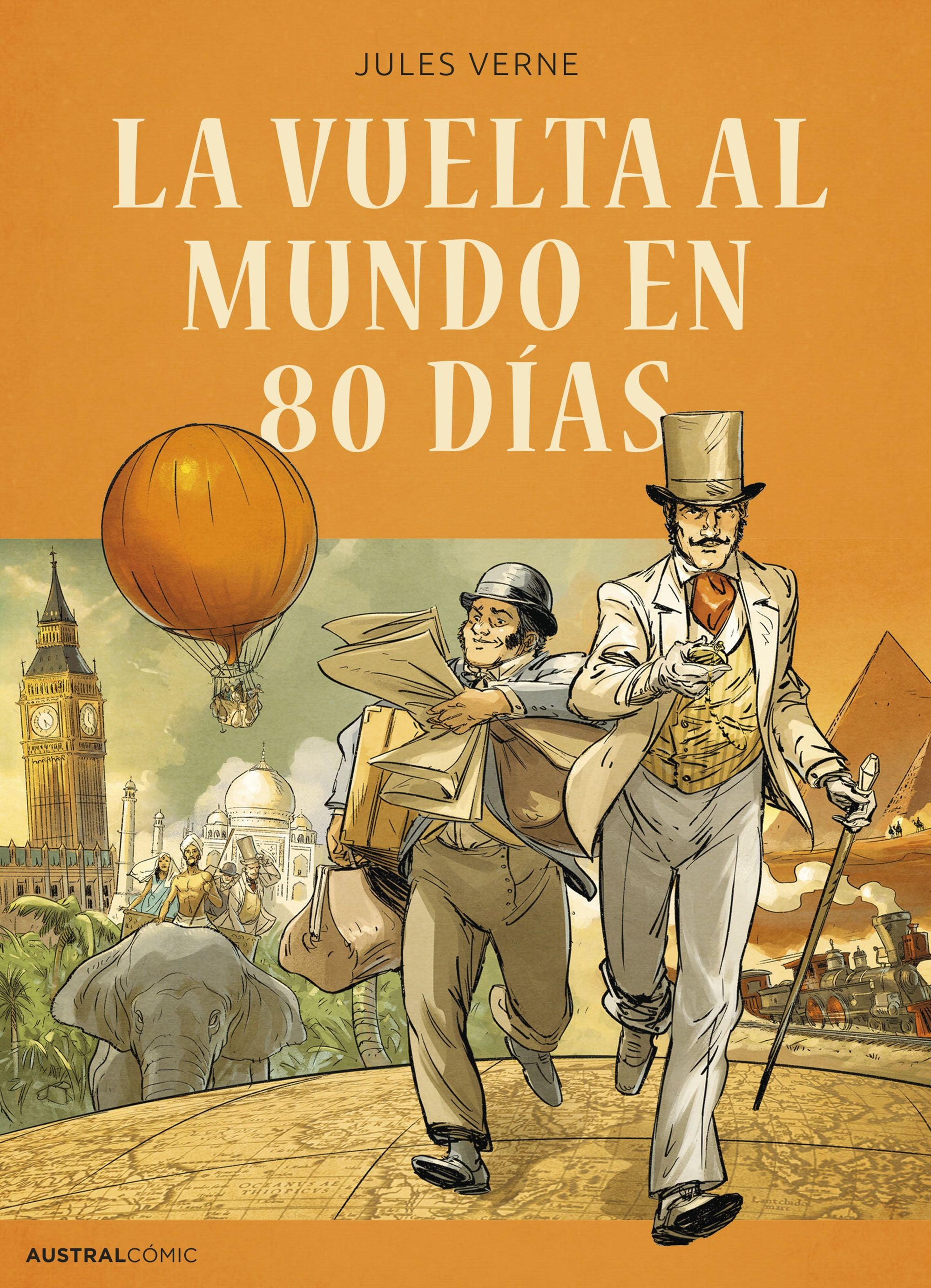 La vuelta al mundo en 80 días (cómic). Jules Verne (Austral) 9788408270874 Imagen principal del producto