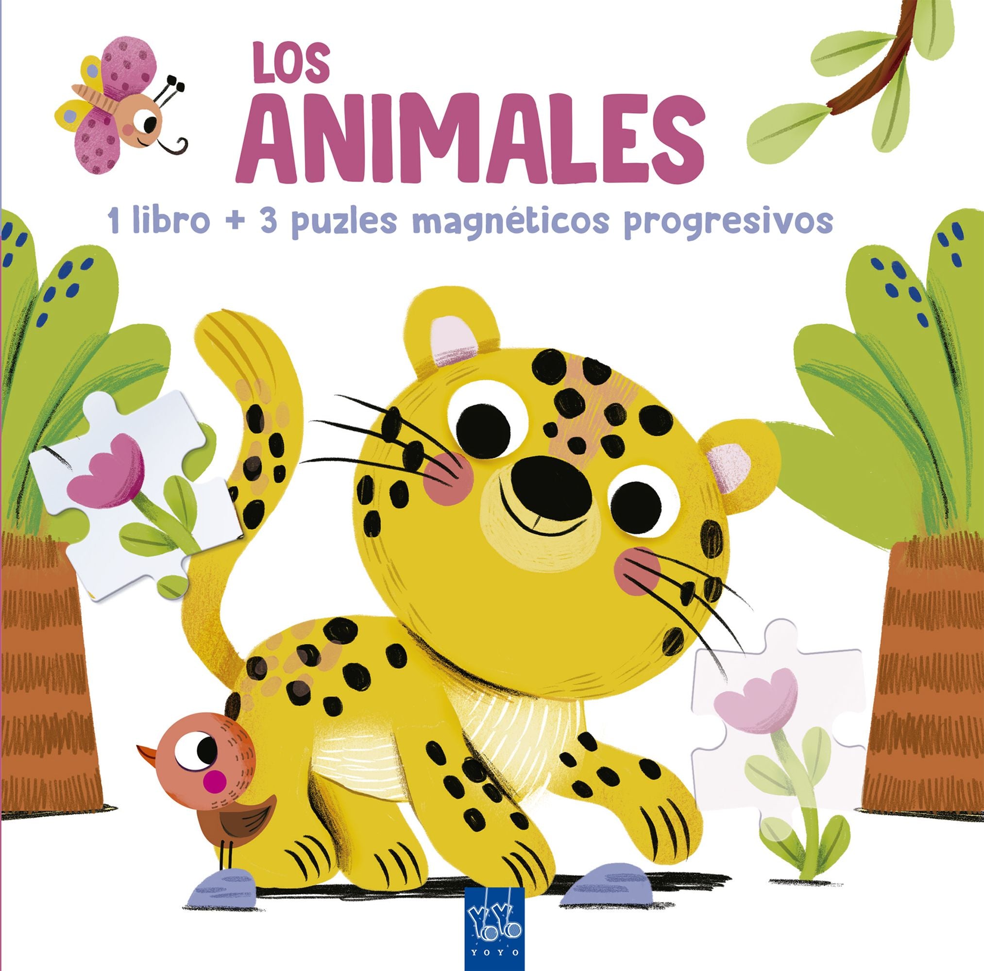 Lee y juega con puzles magnéticos. Los animales: 1 libro y 3 puzles magnéticos. YOYO (Yoyo) 9788408302049