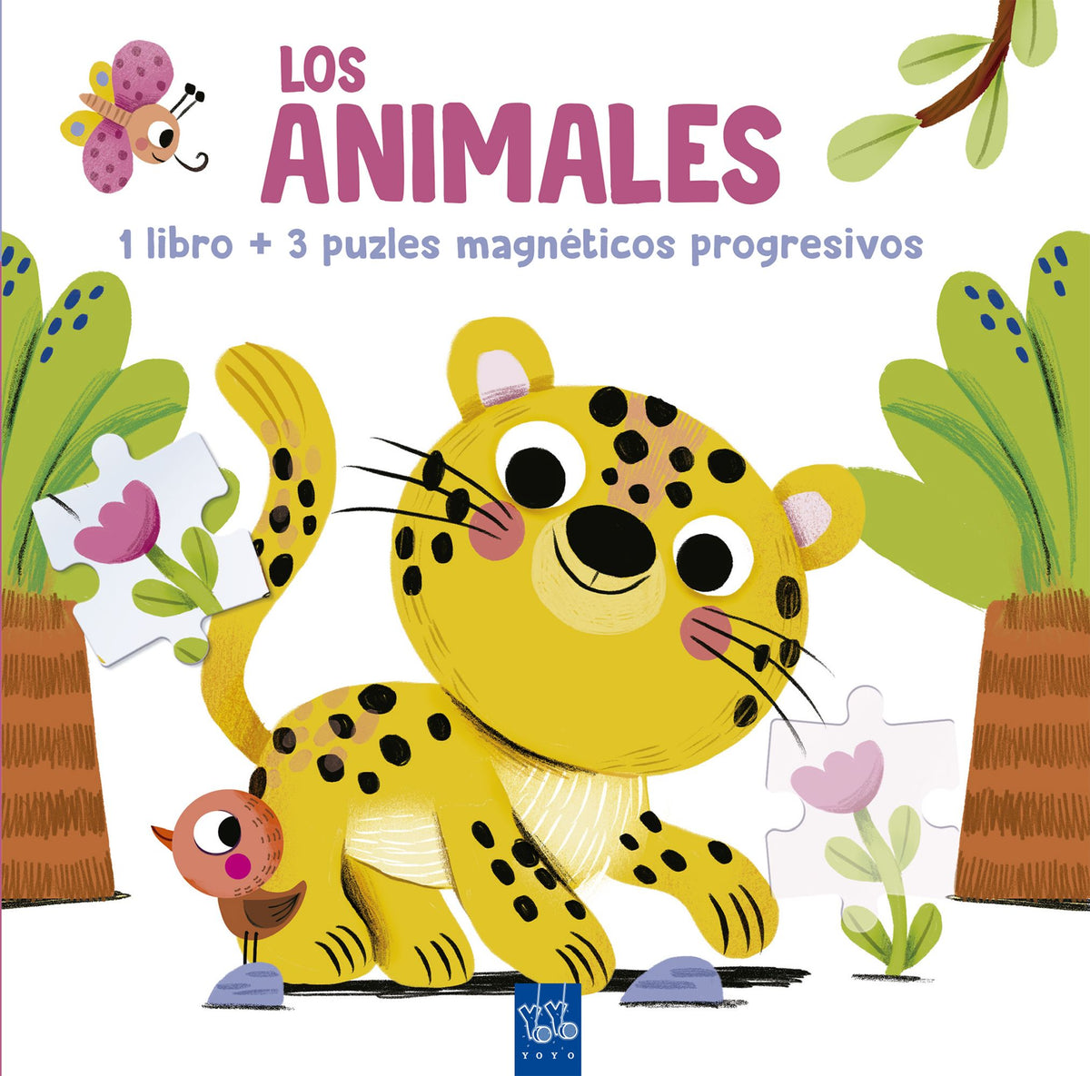 Lee y juega con puzles magnéticos. Los animales: 1 libro y 3 puzles magnéticos. YOYO (Yoyo) 9788408302049