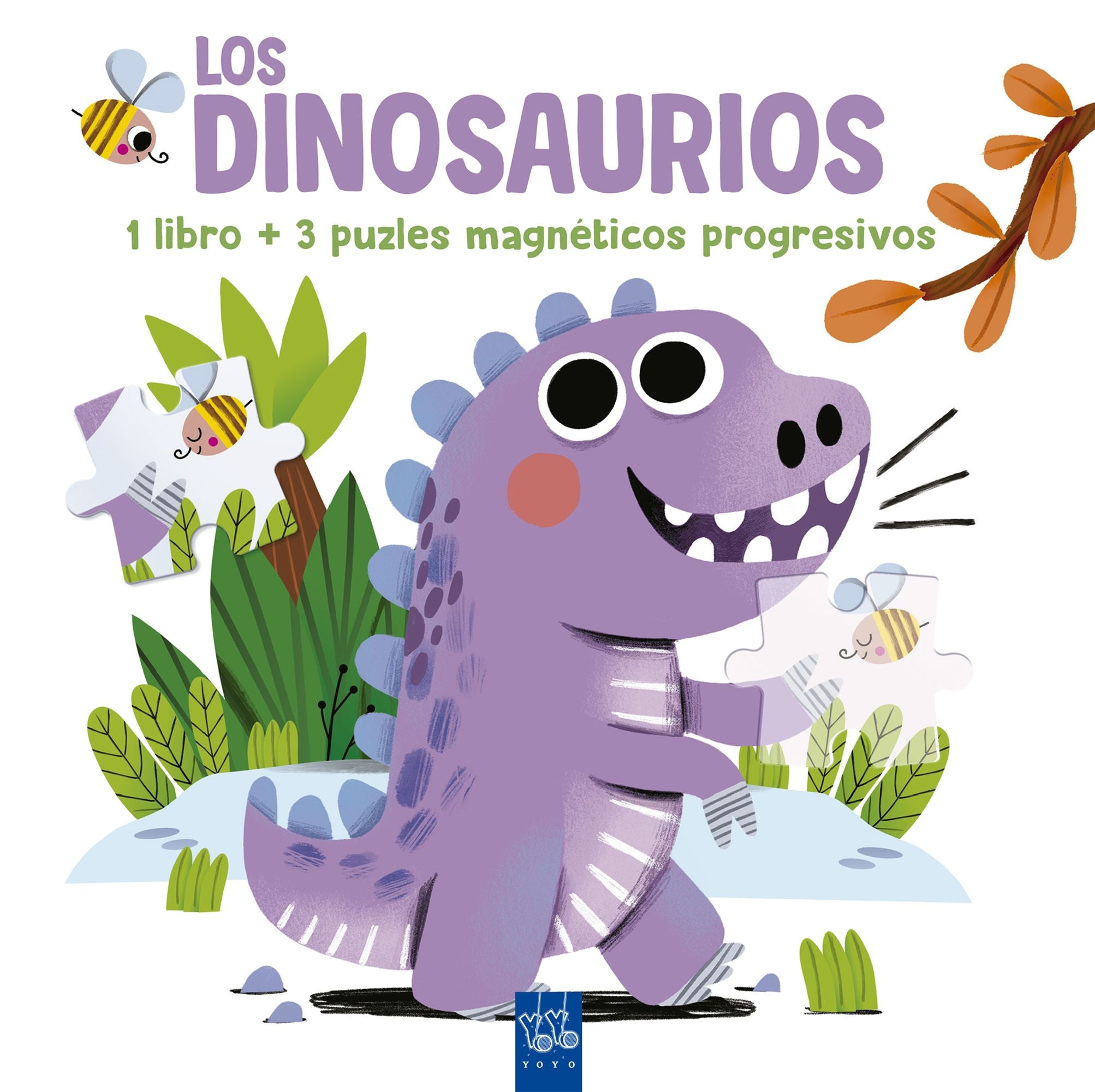 Lee y juega con puzles magnéticos. Los dinosaurios: 1 libro y 3 puzles magnéticos. YOYO (Yoyo) 9788408302056 Imagen principal del producto