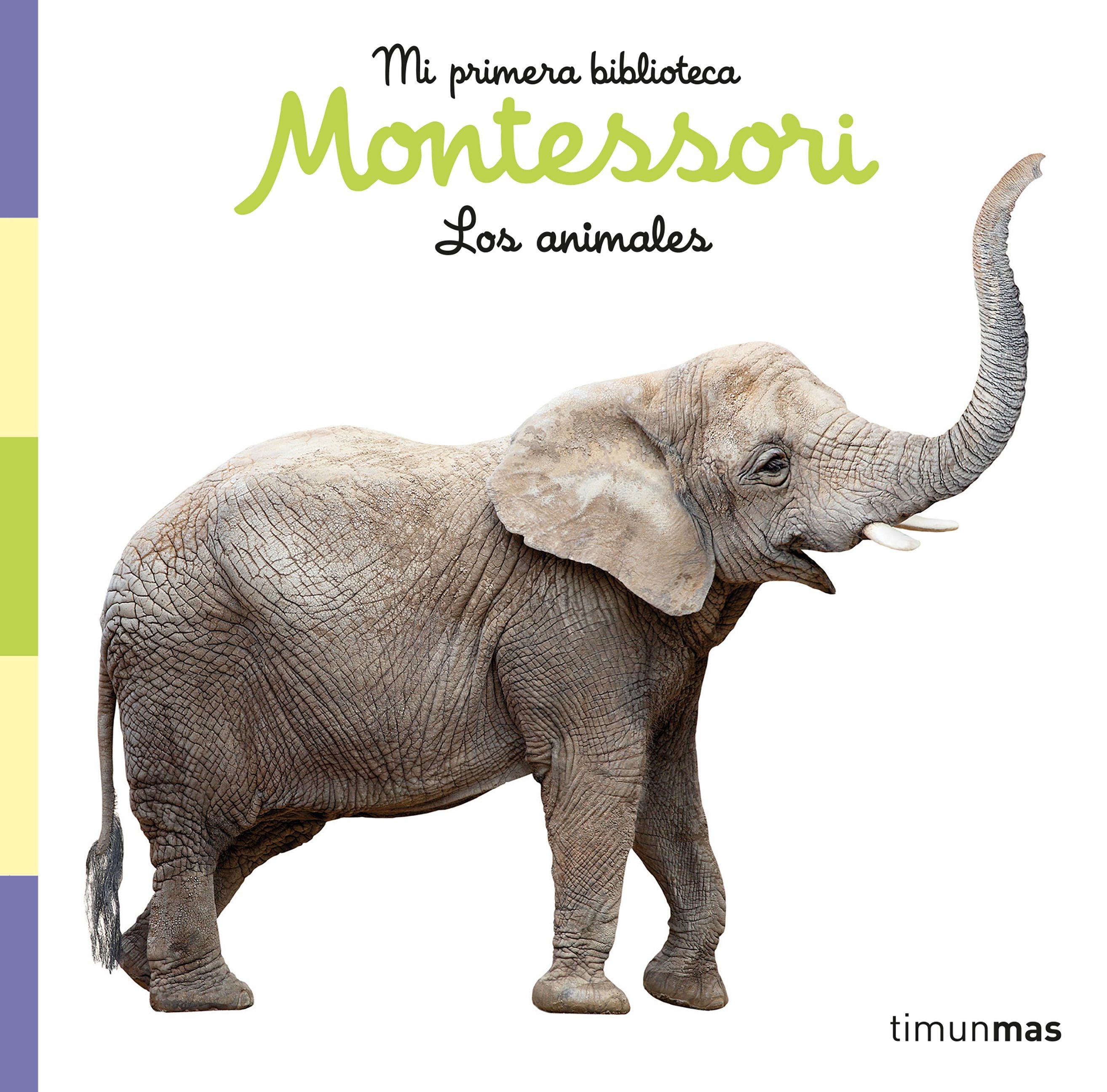 Los animales. Libro de tela. Mi primera biblioteca Montessori: Con fotos reales. AA. VV. (Timun Mas Infantil) 9788408257028 Imagen principal del producto