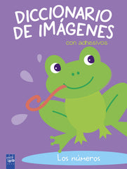 Los números: Diccionario de imágenes con adhesivos
