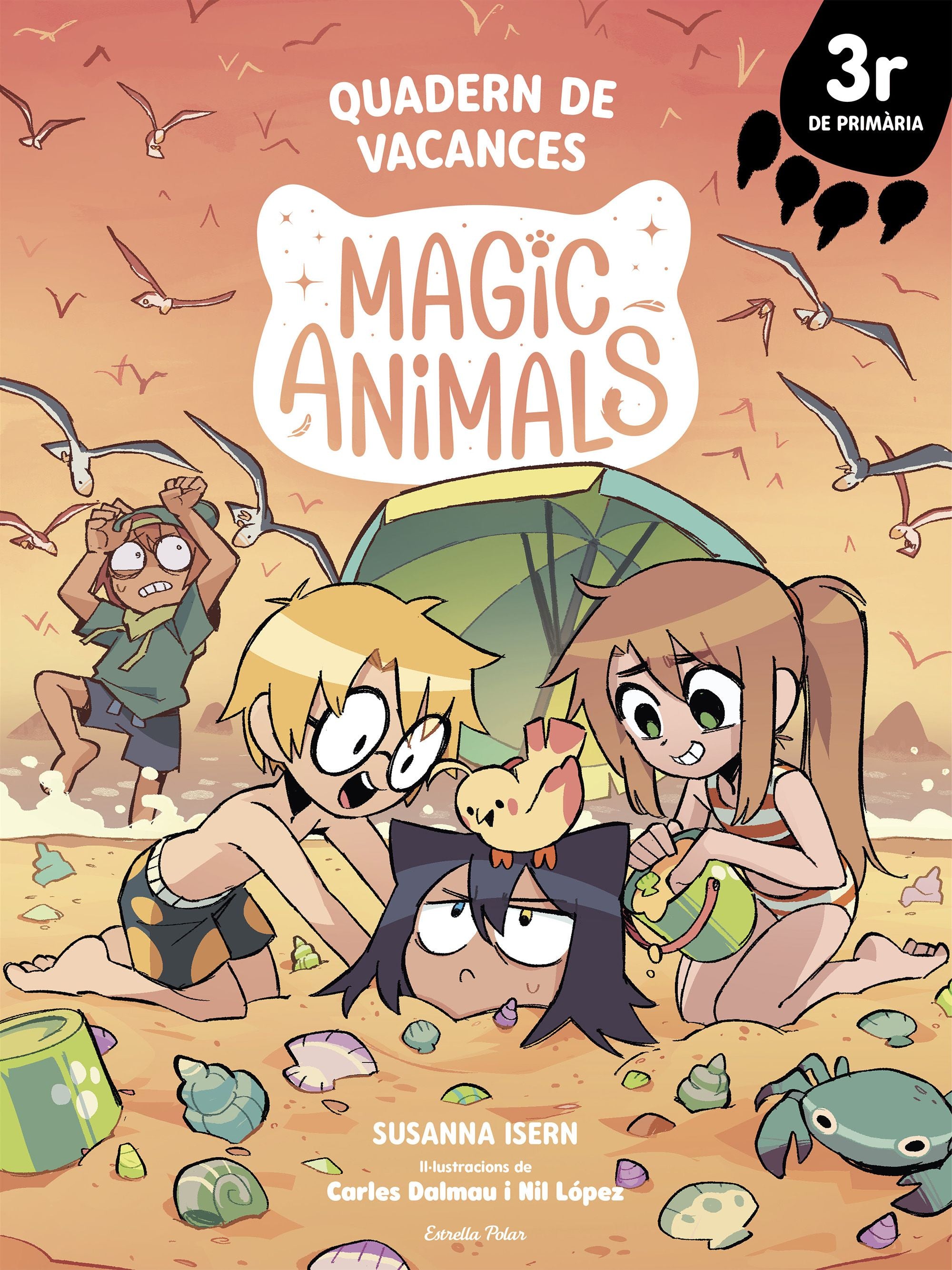 Magic Animals. Quadern de vacances. 3r de Primària. Susanna Isern (Estrella Polar) 9791387783075