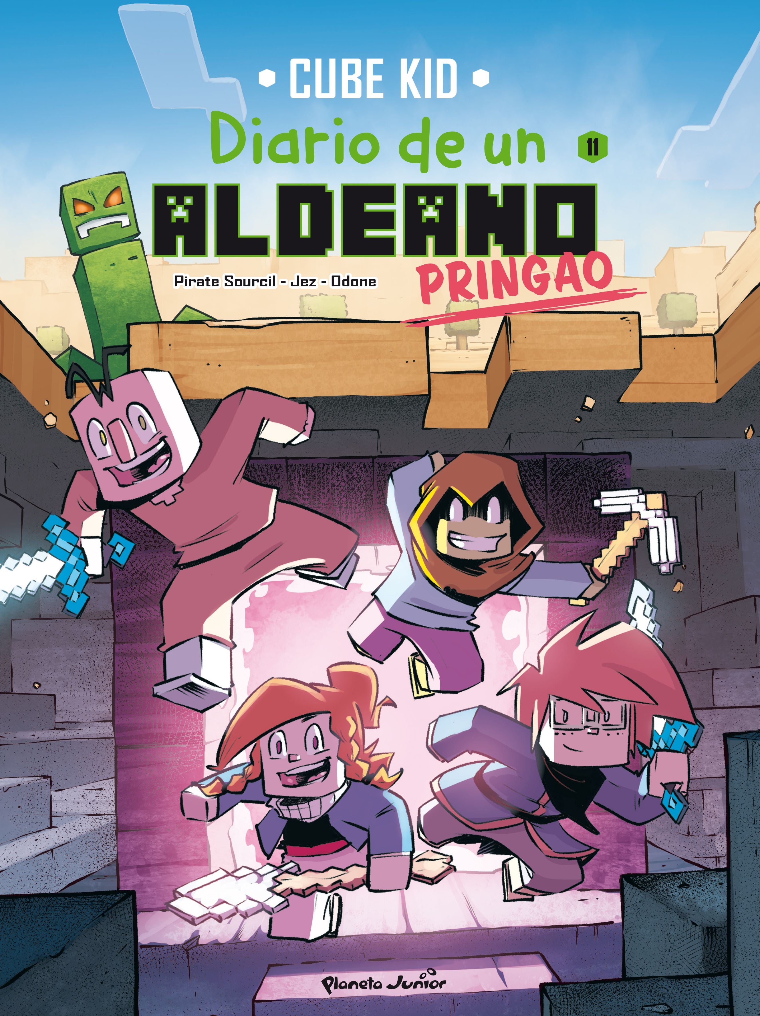 Minecraft. Diario de un aldeano pringao. Cómic 11: La guarida de la Entidad. Cube Kid (Planeta Junior) 9788408308997 Imagen principal del producto