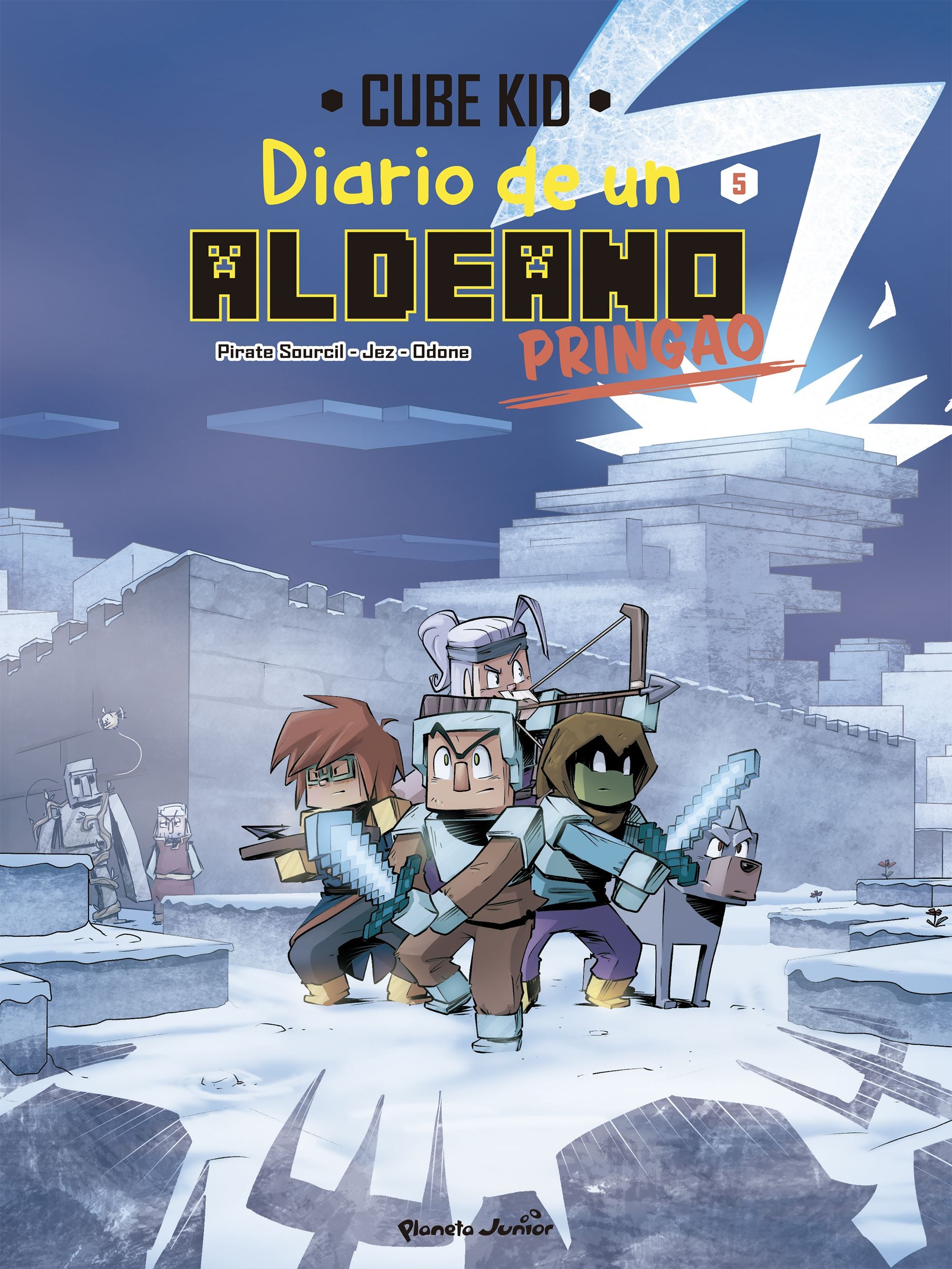 Minecraft. Diario de un aldeano pringao. Cómic 5: Un festín memorable. Cube Kid (Planeta Junior) 9788408271826 Imagen principal del producto