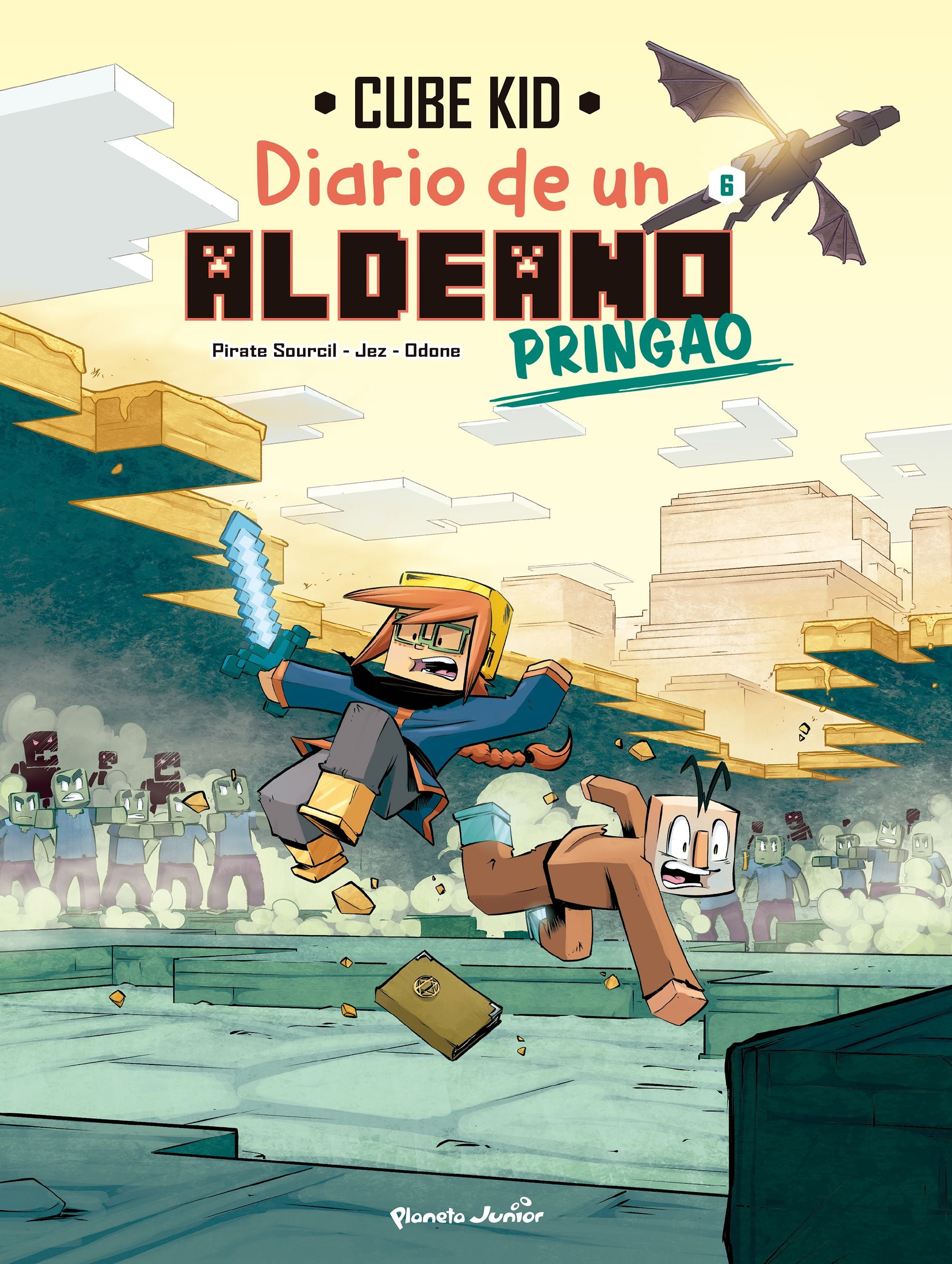 Minecraft. Diario de un aldeano pringao. Cómic 6: Desconcierto en el End. Cube Kid (Planeta Junior) 9788408277729 Imagen principal del producto