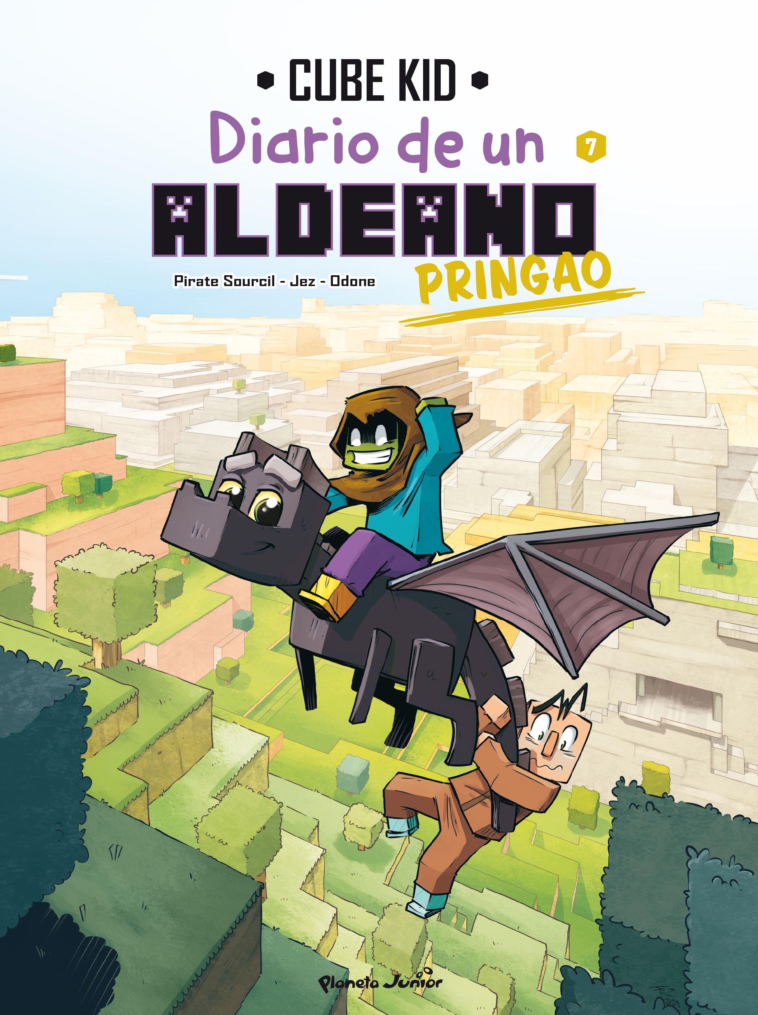 Minecraft. Diario de un aldeano pringao. Cómic 7: Domesticando a la bestia. Cube Kid (Planeta Junior) 9788408282426 Imagen principal del producto