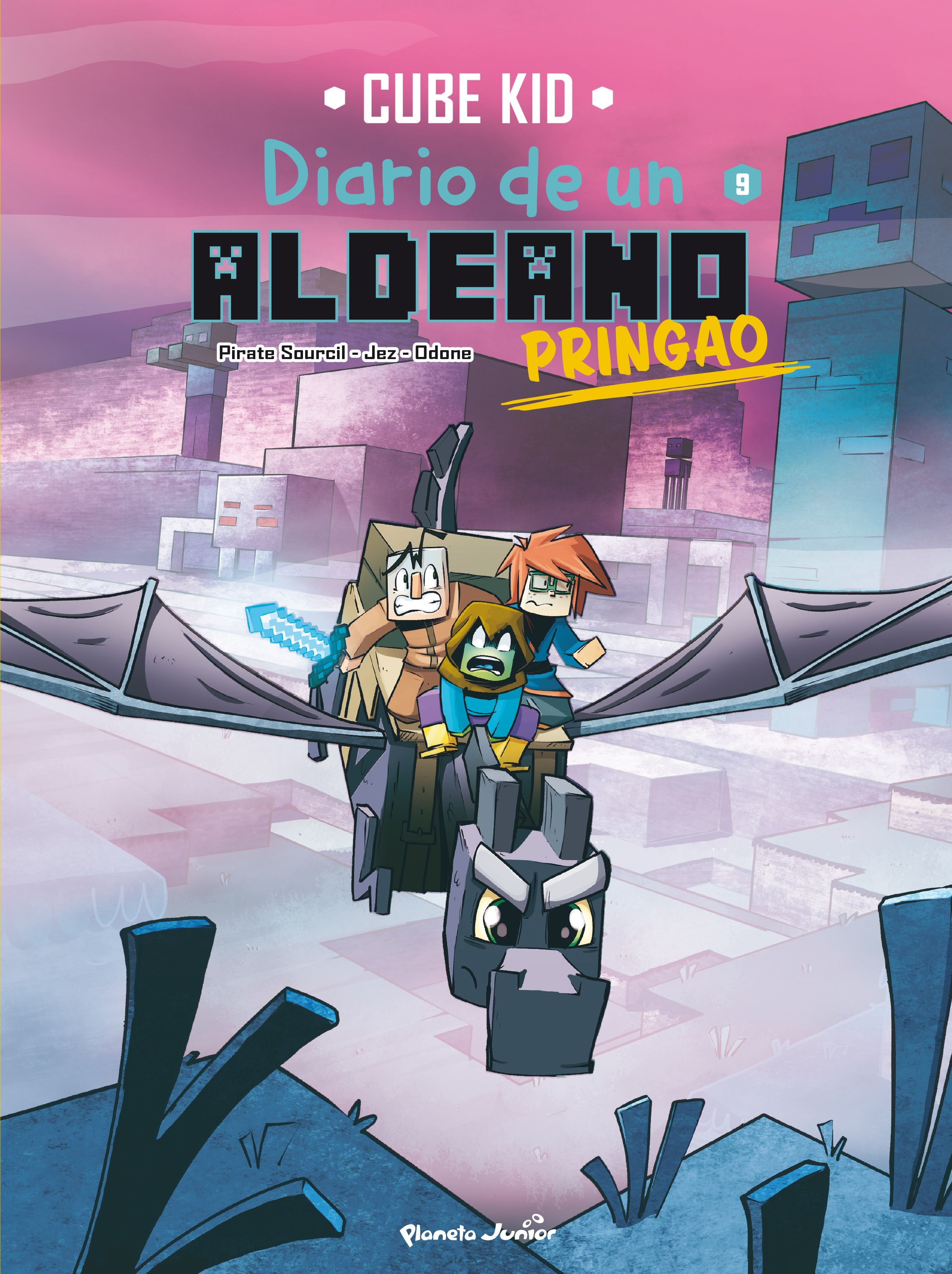 Minecraft. Diario de un aldeano pringao. Cómic 9: En busca de las Tierras Lejanas. Cube Kid (Planeta Junior) 9788408293989