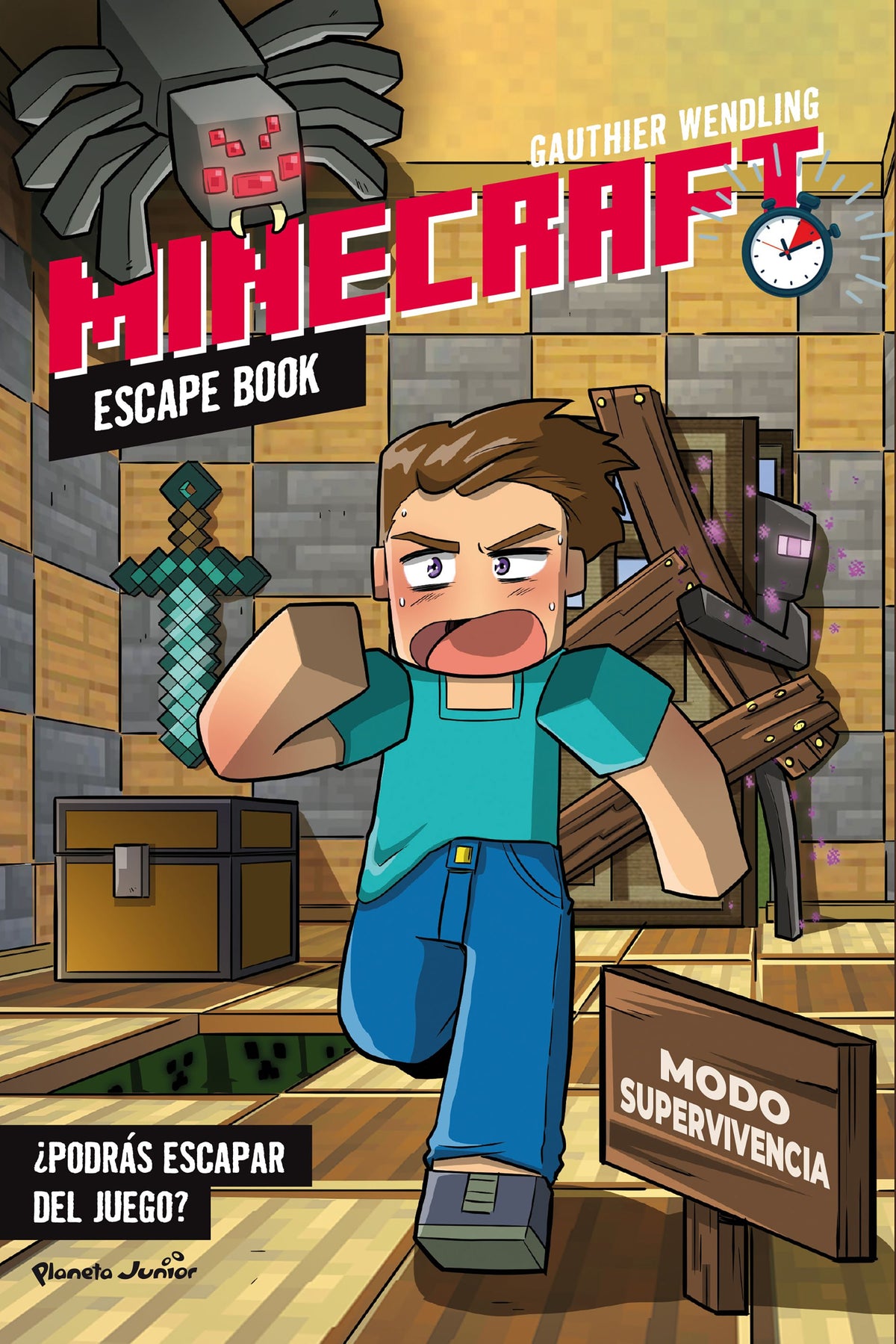 Minecraft. Escape Book. Gauthier Wendling (Planeta Junior) 9788408287377
