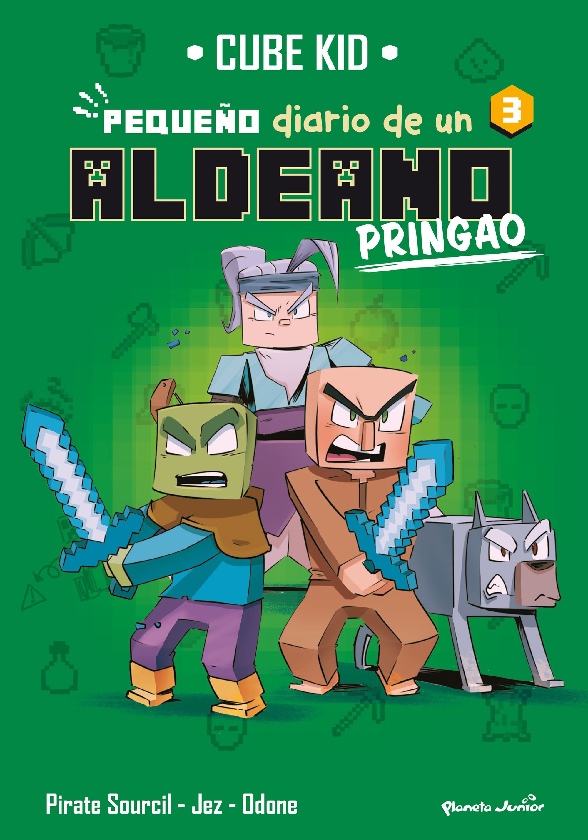 Minecraft. Pequeño diario de un aldeano pringao 3: Narrativa. Cube Kid (Planeta Junior) 9788408275725 Imagen principal del producto