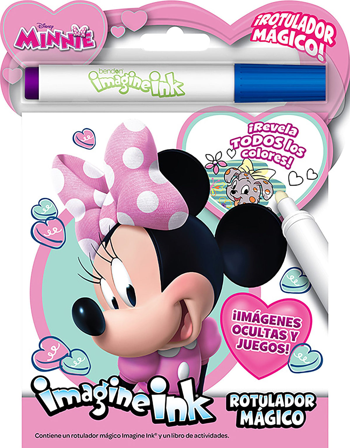 Minnie. Rotulador mágico: Libro para colorear y actividades con rotulador mágico. Disney (Libros Disney) 9788410029538