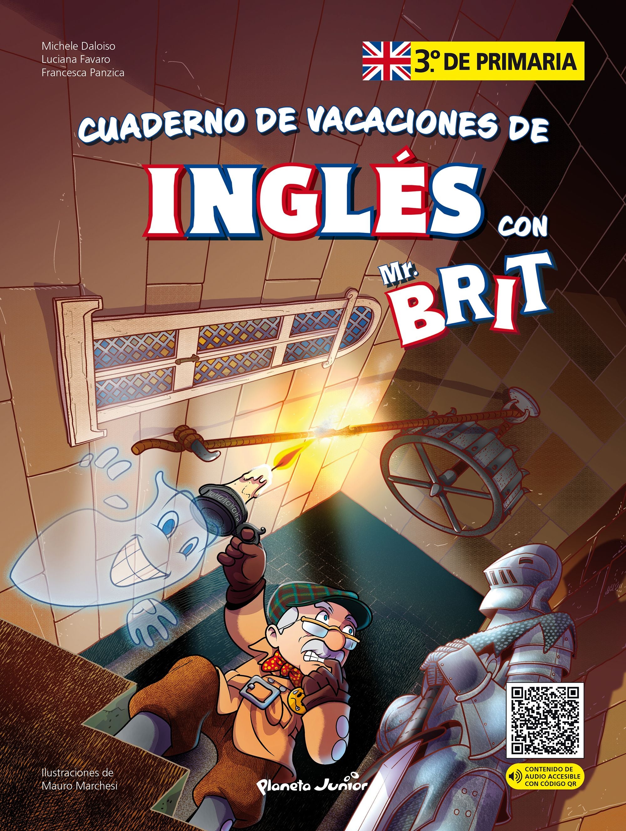 Mr. Brit. Cuaderno de vacaciones de inglés. 3.º de primaria. AA. VV. (Planeta Junior) 9788408287445 Imagen principal del producto