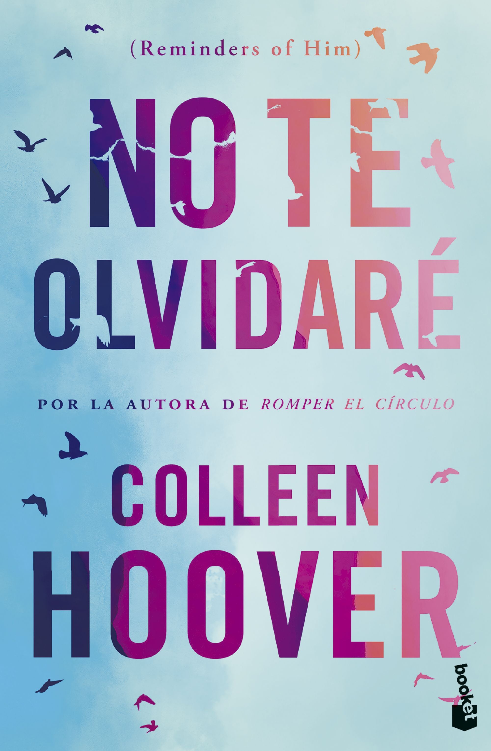 No te olvidaré (Reminders of Him). Colleen Hoover (Booket) 9788408293712 Imagen principal del producto