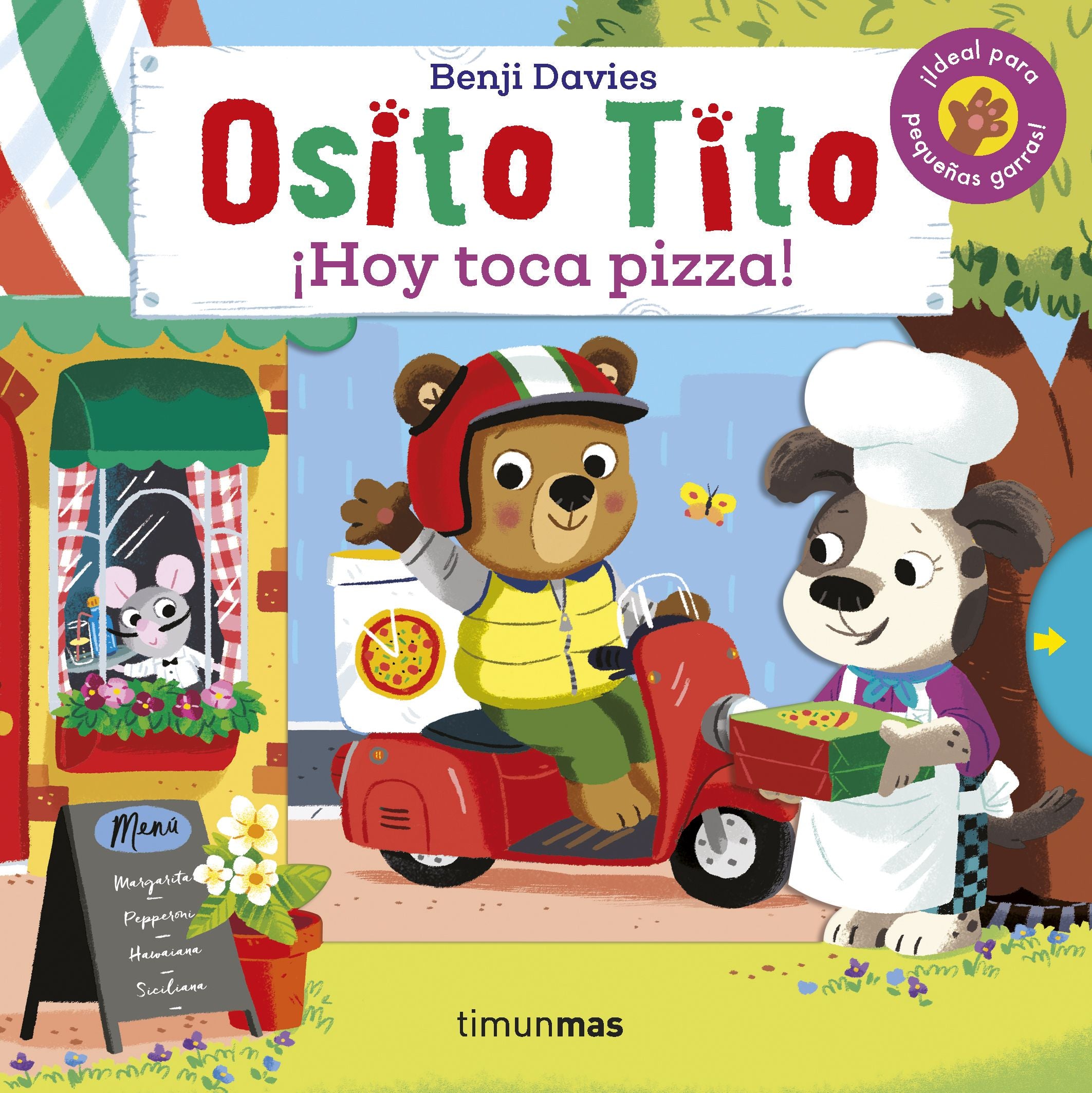 Osito Tito. ¡Hoy toca pizza!. Benji Davies (Timun Mas Infantil) 9788408233893 Imagen principal del producto