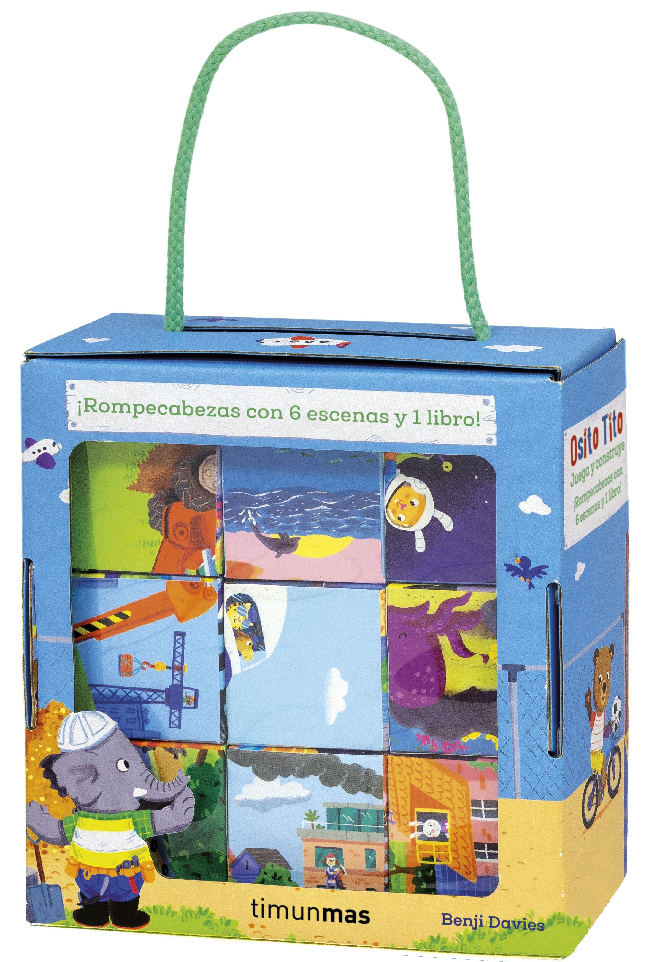 Osito Tito. Juega y construye: Rompecabezas con 6 escenas y 1 libro. Benji Davies (Timun Mas Infantil) 9788408206583