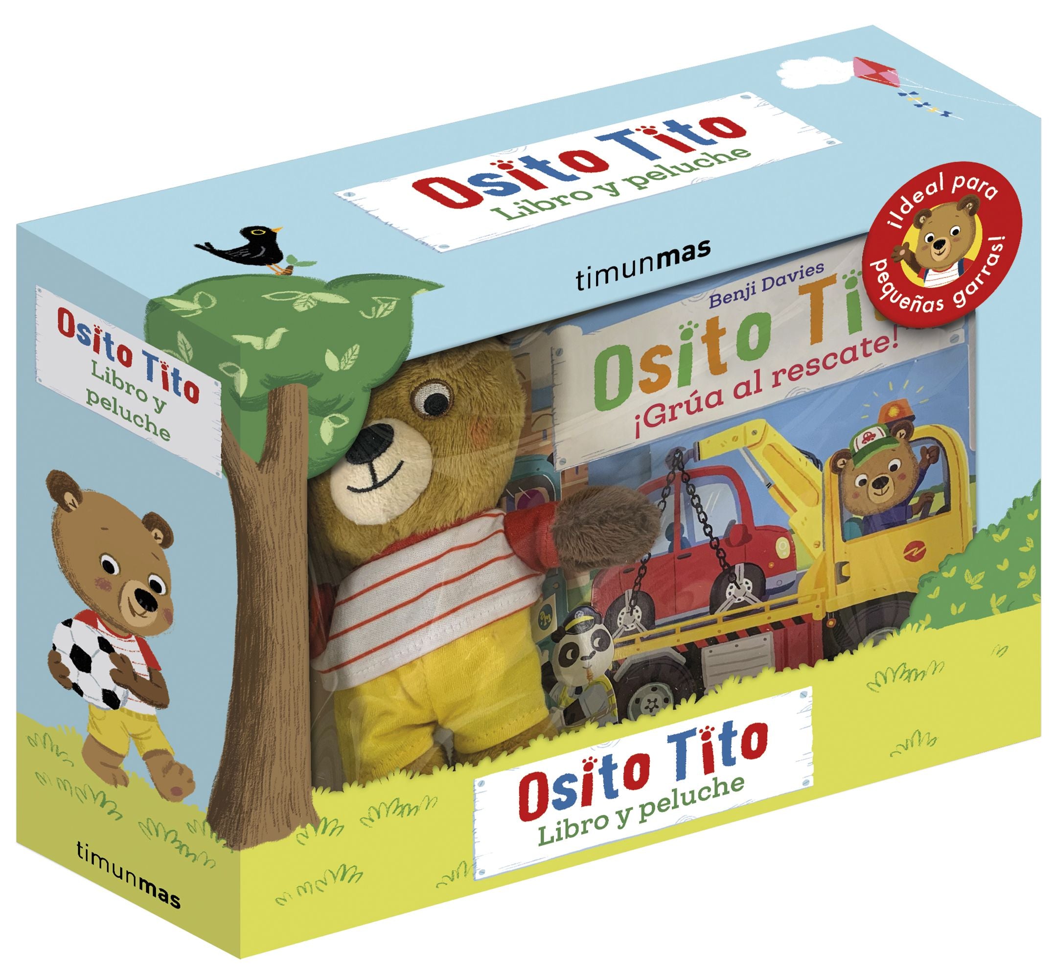 Osito Tito. Libro y peluche. Benji Davies (Timun Mas Infantil) 9788408243298 Imagen principal del producto